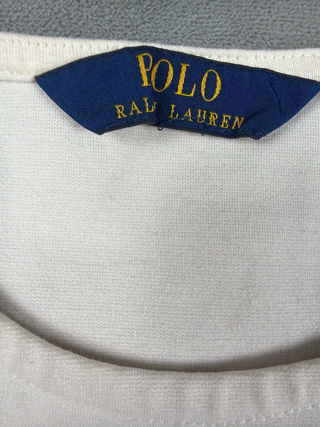 Polo Ralph Lauren Girls Cream Short Sleeve Fit-and-Flare Ponte Dress 4