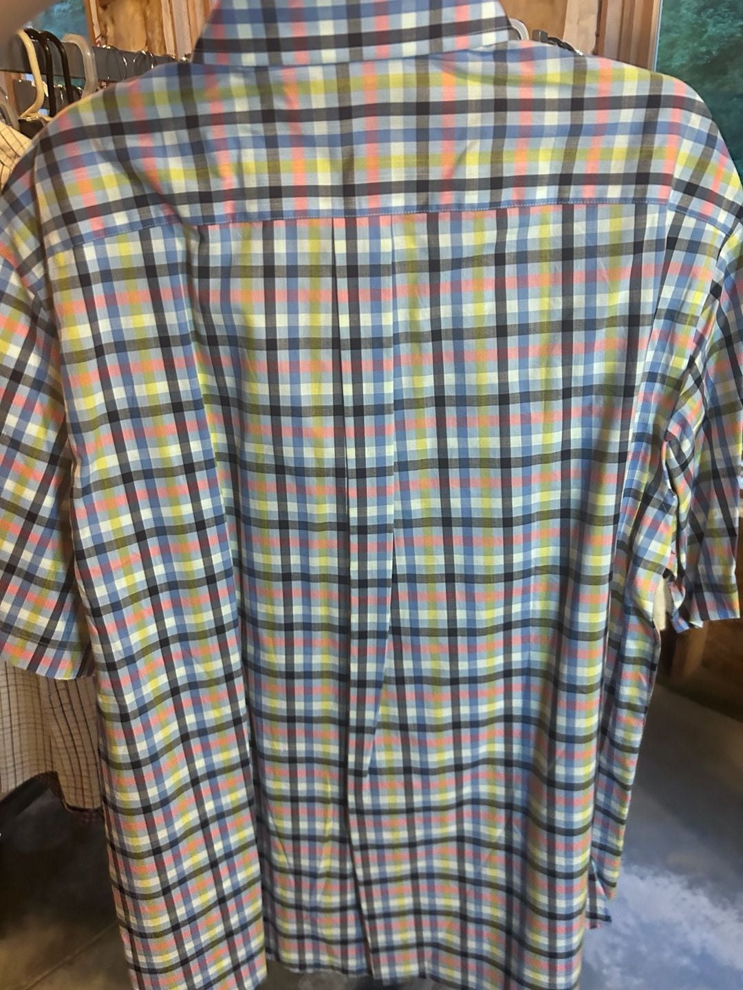 Daniel Cremieux Signature Collection Multi-Color Plaid Short Sleeve Button-Down Shirt 5