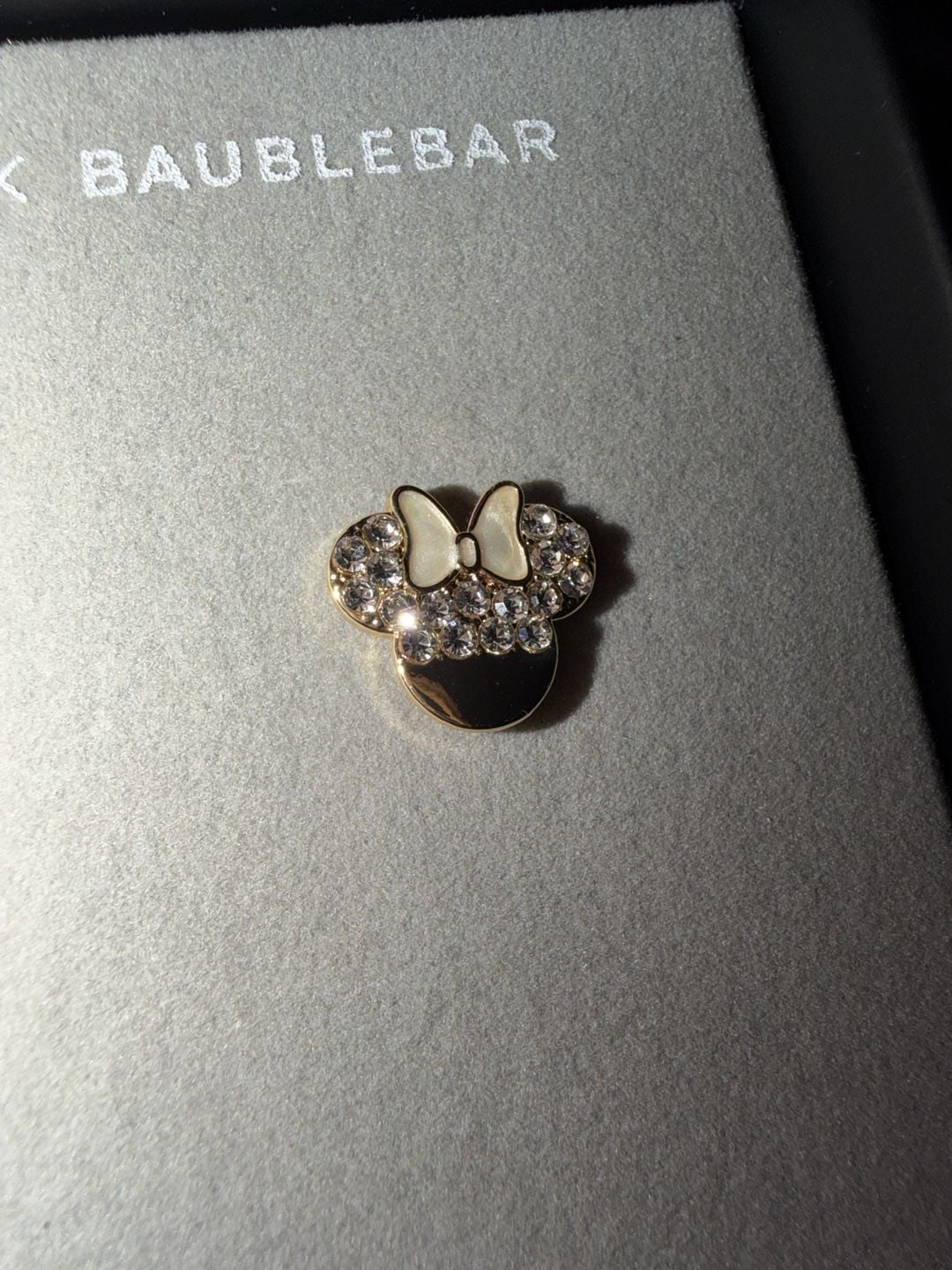 Disney x BaubleBar Minnie Mouse Sparkle Enamel Stud Earrings 4