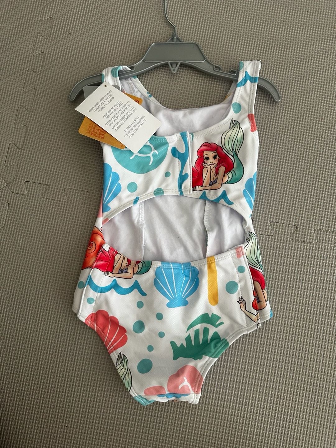 Disney The Little Mermaid Ariel Adaptive One-Piece Swimsuit 3