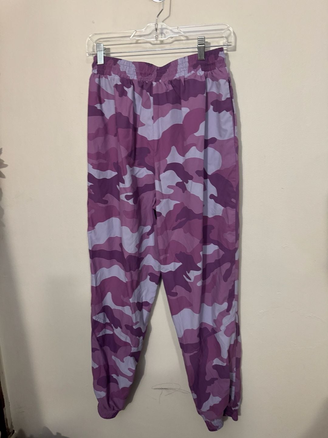 Forever 21 Purple Camo Drawstring Waist Jogger Pants 3
