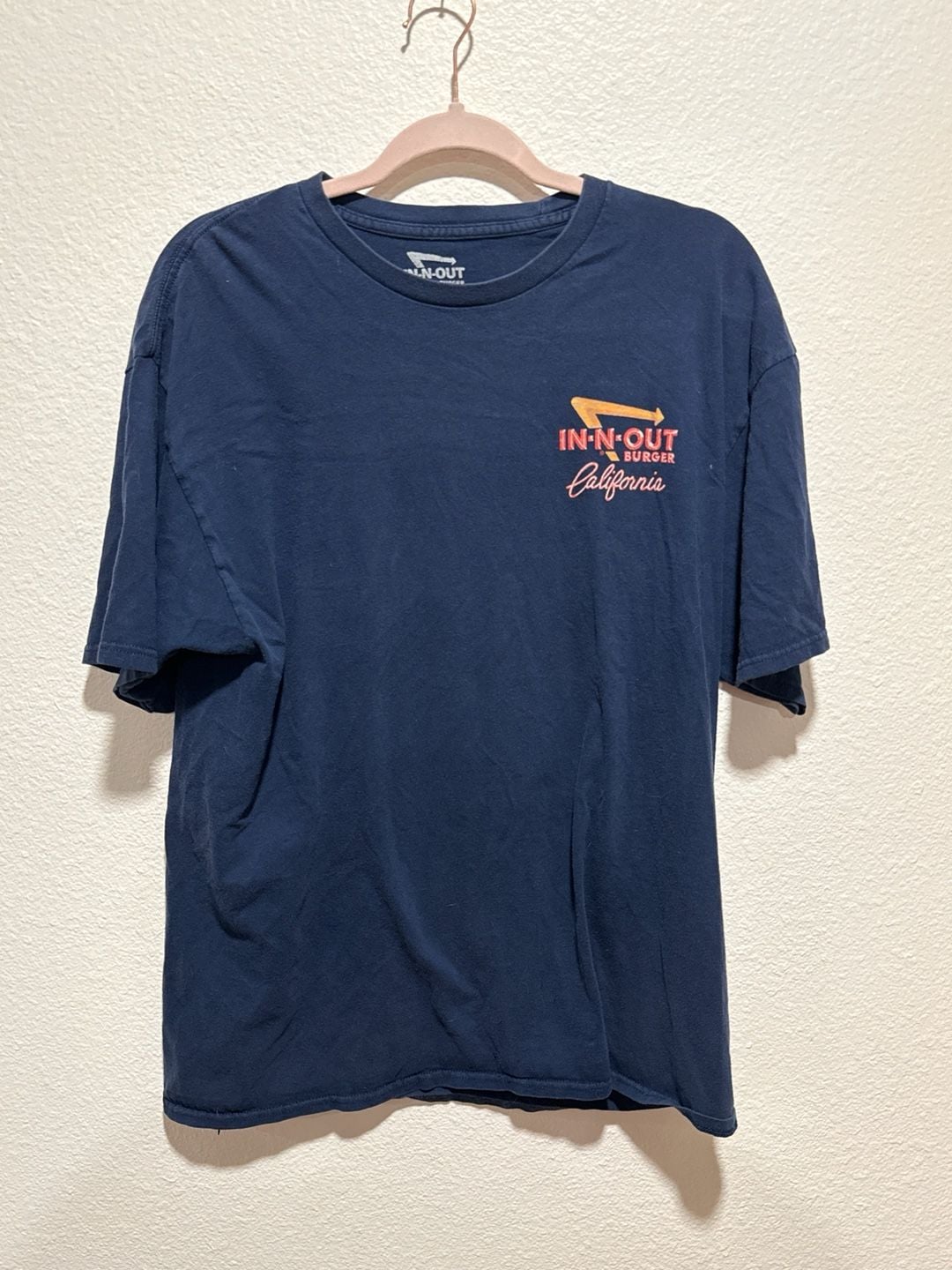 In-N-Out Burger California Graphic T-Shirt Navy Blue Classic Muscle Cars 2