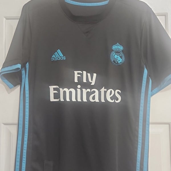 Adidas Real Madrid 2017-2018 Third Jersey Benzema #9