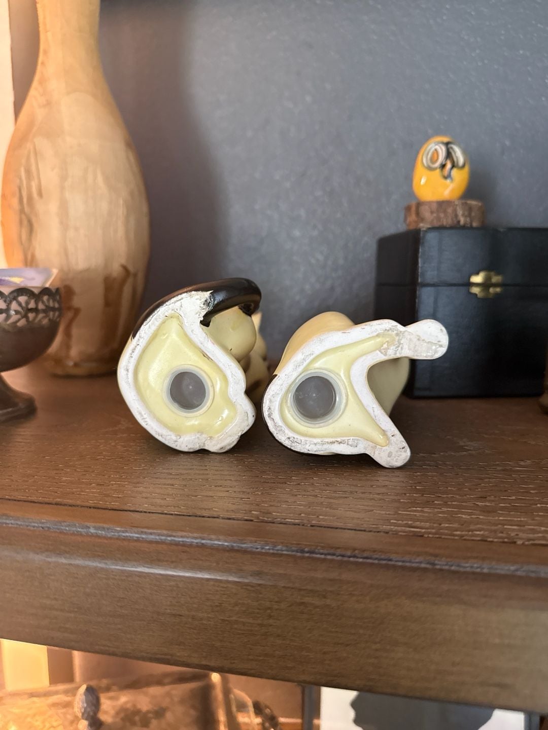 Vintage Siamese, cat large salt and pepper shakers 4