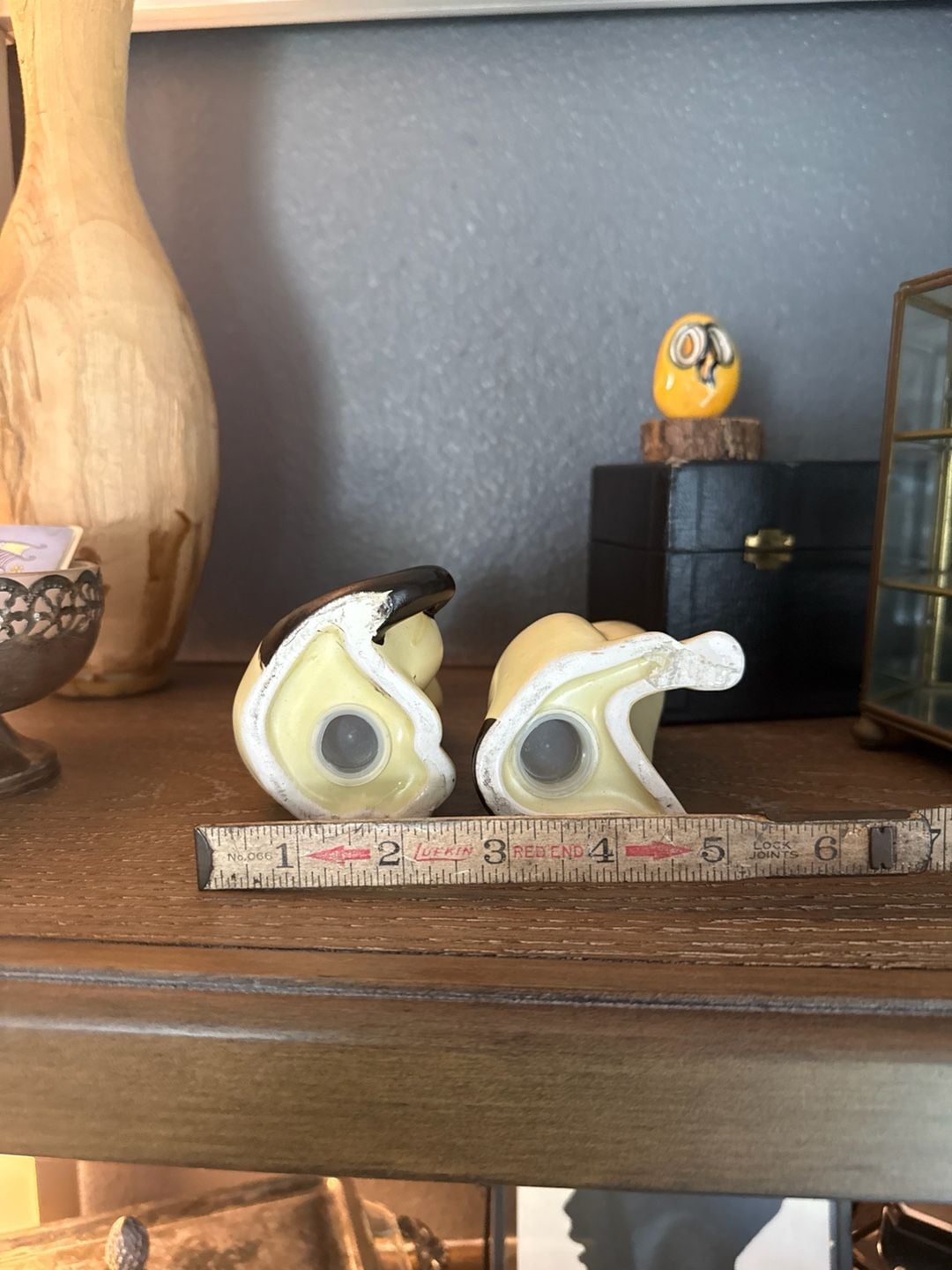 Vintage Siamese, cat large salt and pepper shakers 5