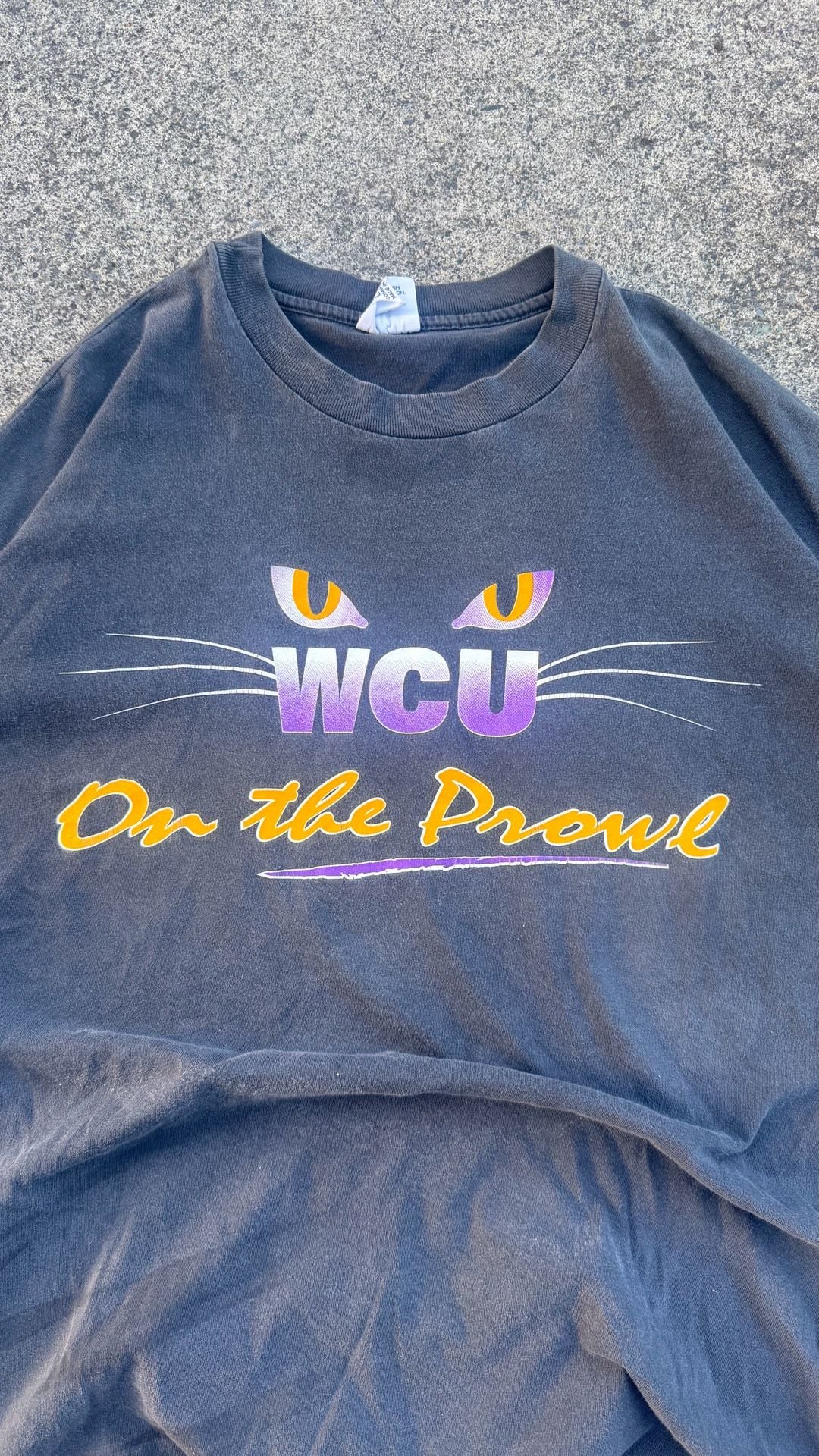 Vintage Western Carolina University WCU On the Prowl Graphic T-Shirt 2