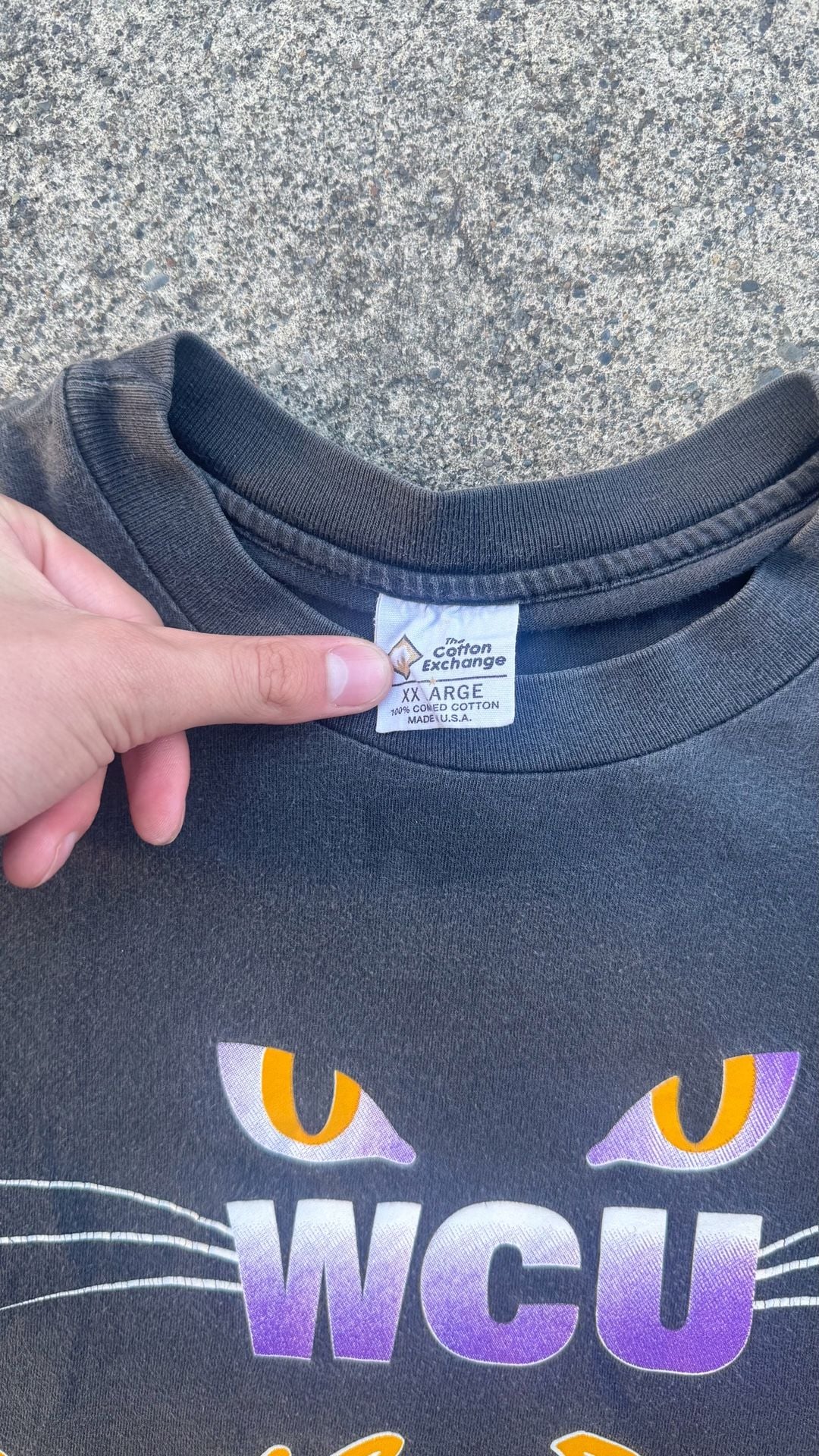 Vintage Western Carolina University WCU On the Prowl Graphic T-Shirt 3