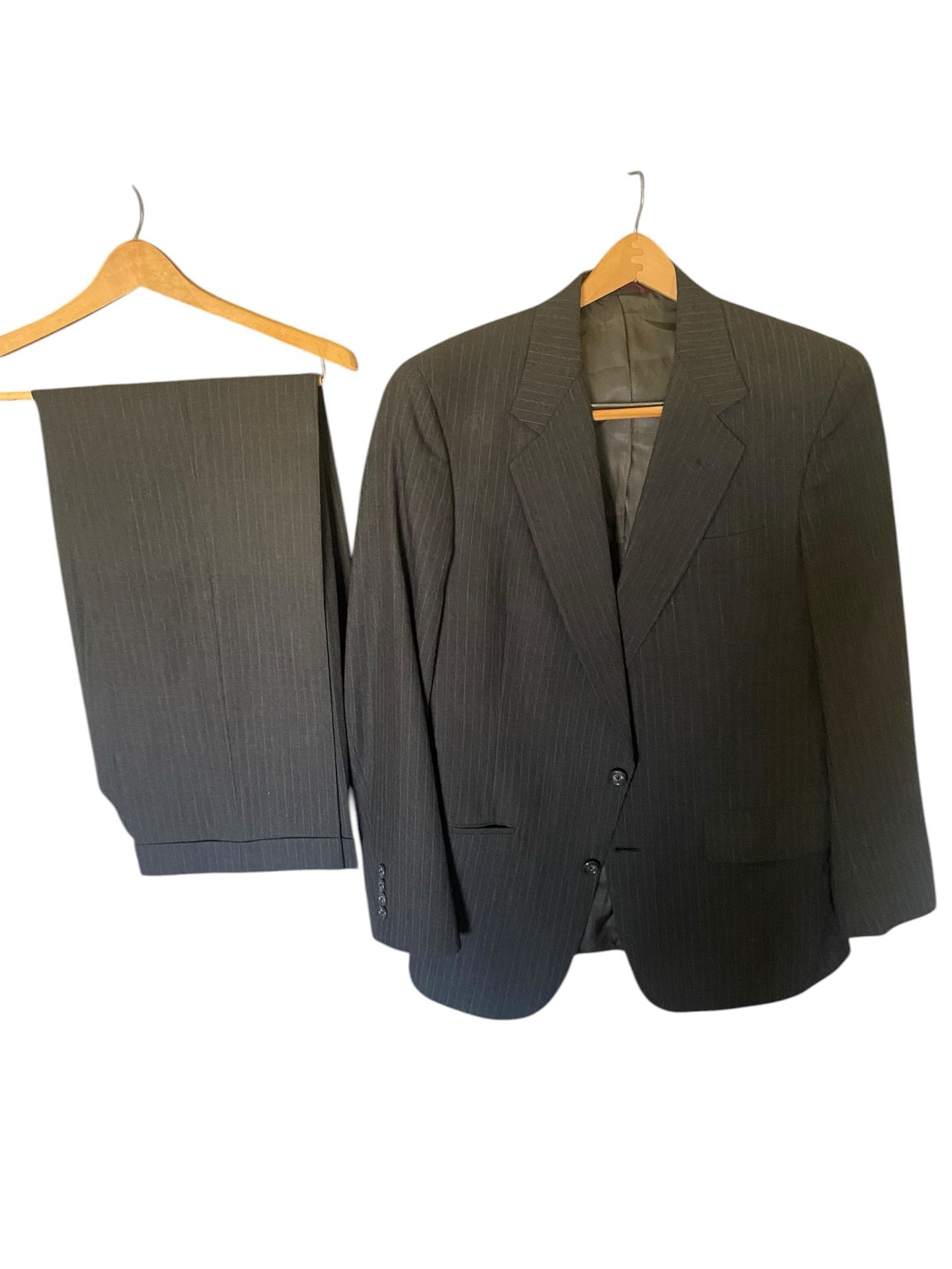 Hart Schaffner Marx Vintage Pinstripe Two-Piece Suit 1