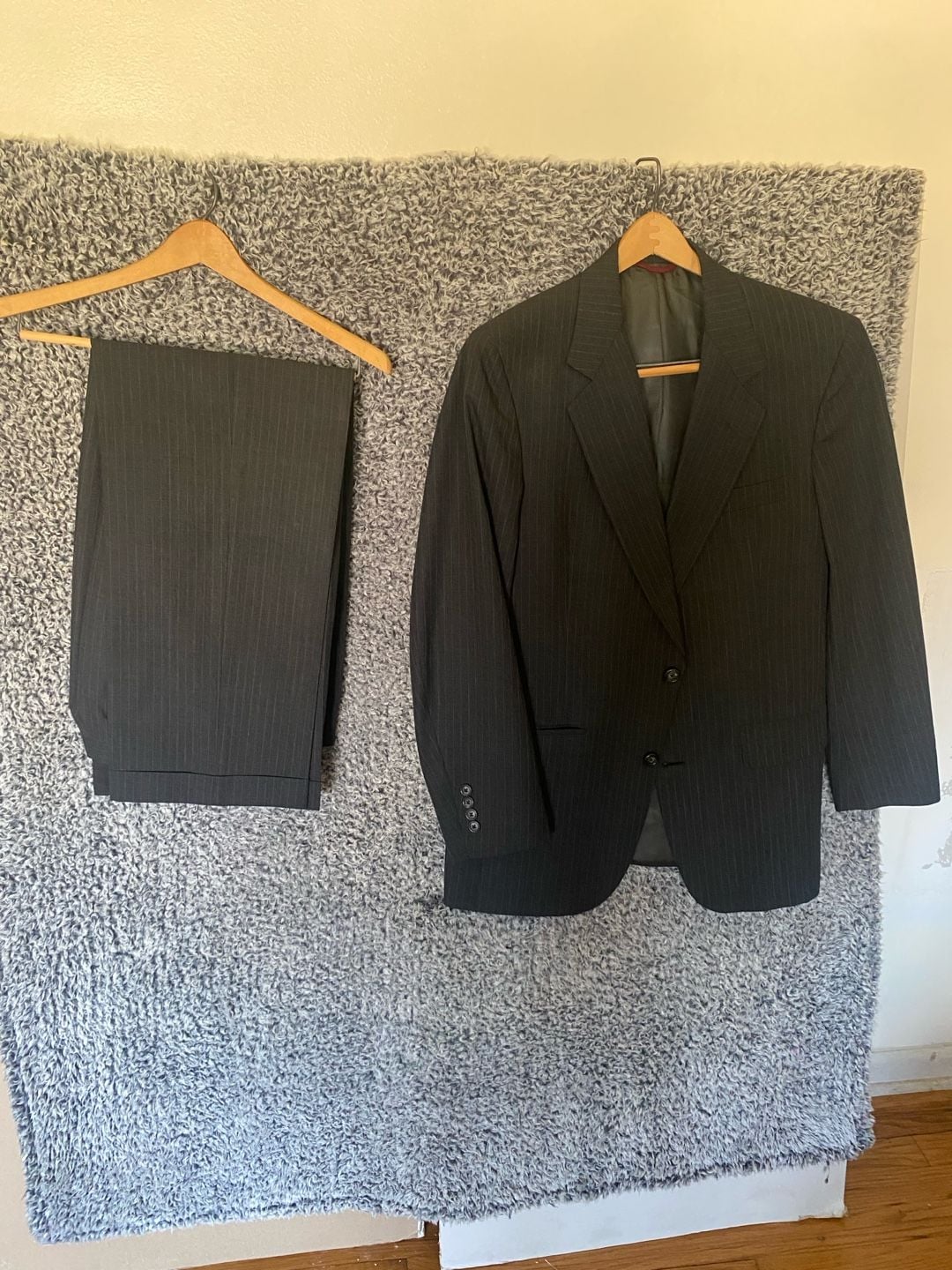 Hart Schaffner Marx Vintage Pinstripe Two-Piece Suit 7