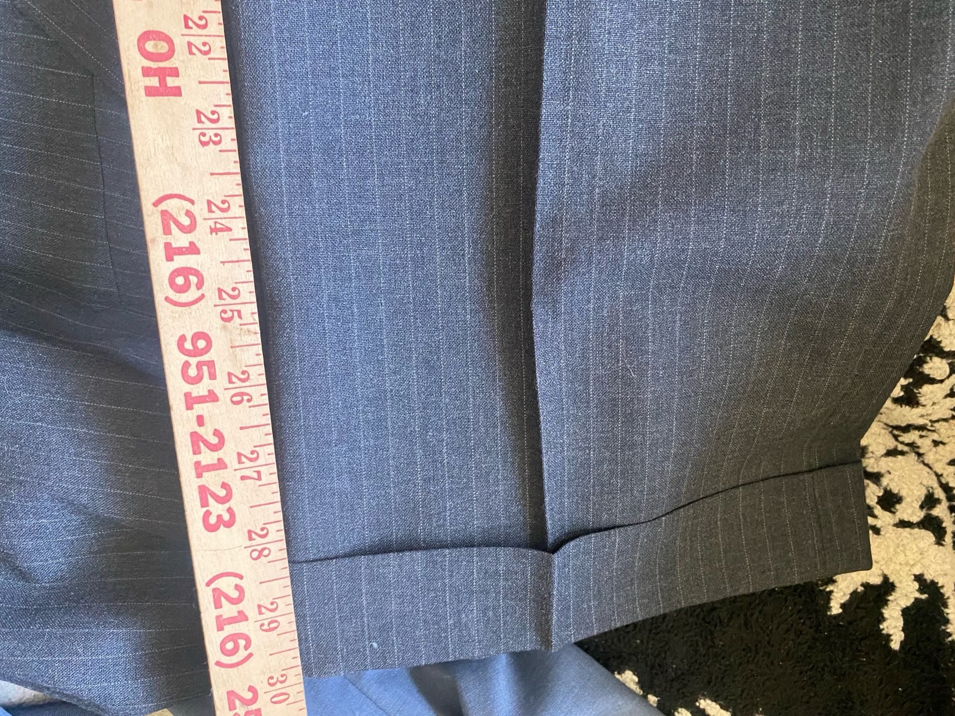 Hart Schaffner Marx Vintage Pinstripe Two-Piece Suit 16
