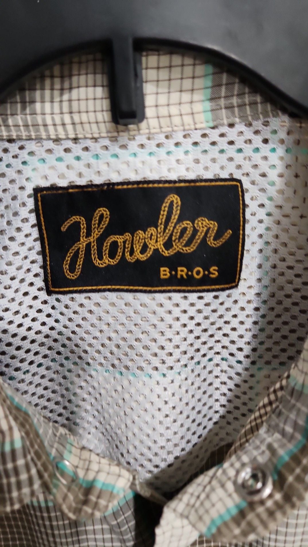 Howler Brothers Gaucho Snapshirt Plaid Western Short Sleeve Shirt 4