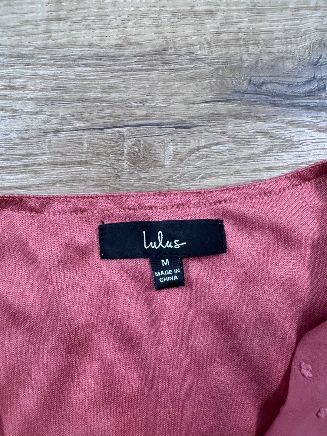 Lulus Dale Rose Pink Swiss Dot Ruffle Asymmetrical Midi Dress Size M
5