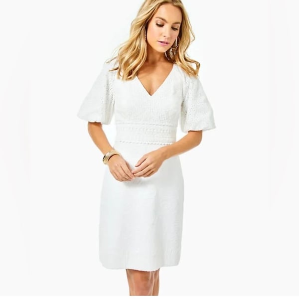 NEW Lily Pulitzer Jazlyn Dress in white