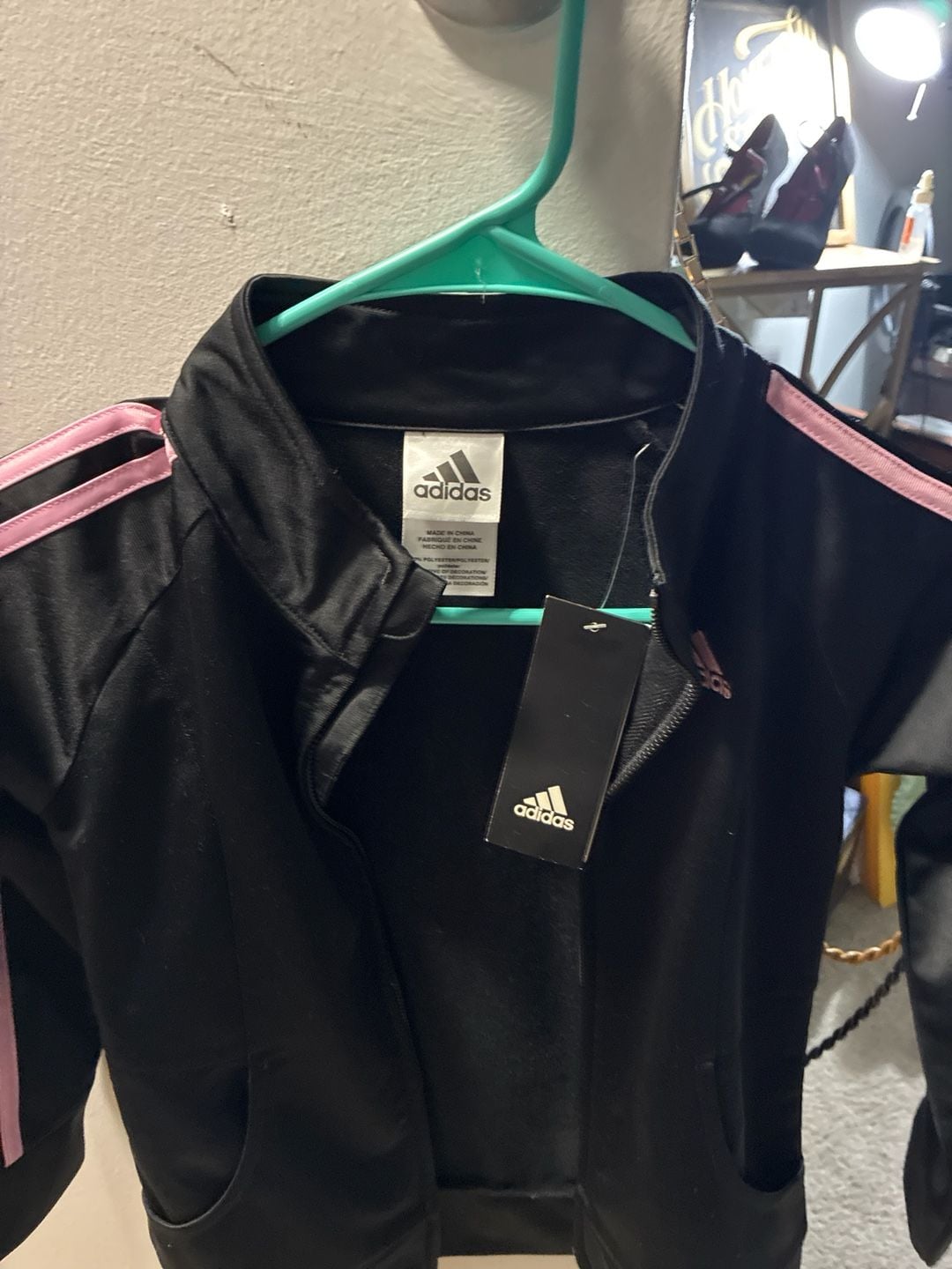 adidas Girls' Essential Triple Stripe Full-Zip Track Jacket 3