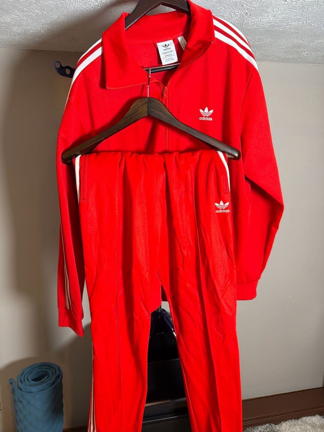 Adidas Originals Adicolor Classics Firebird Red Tracksuit Set 1