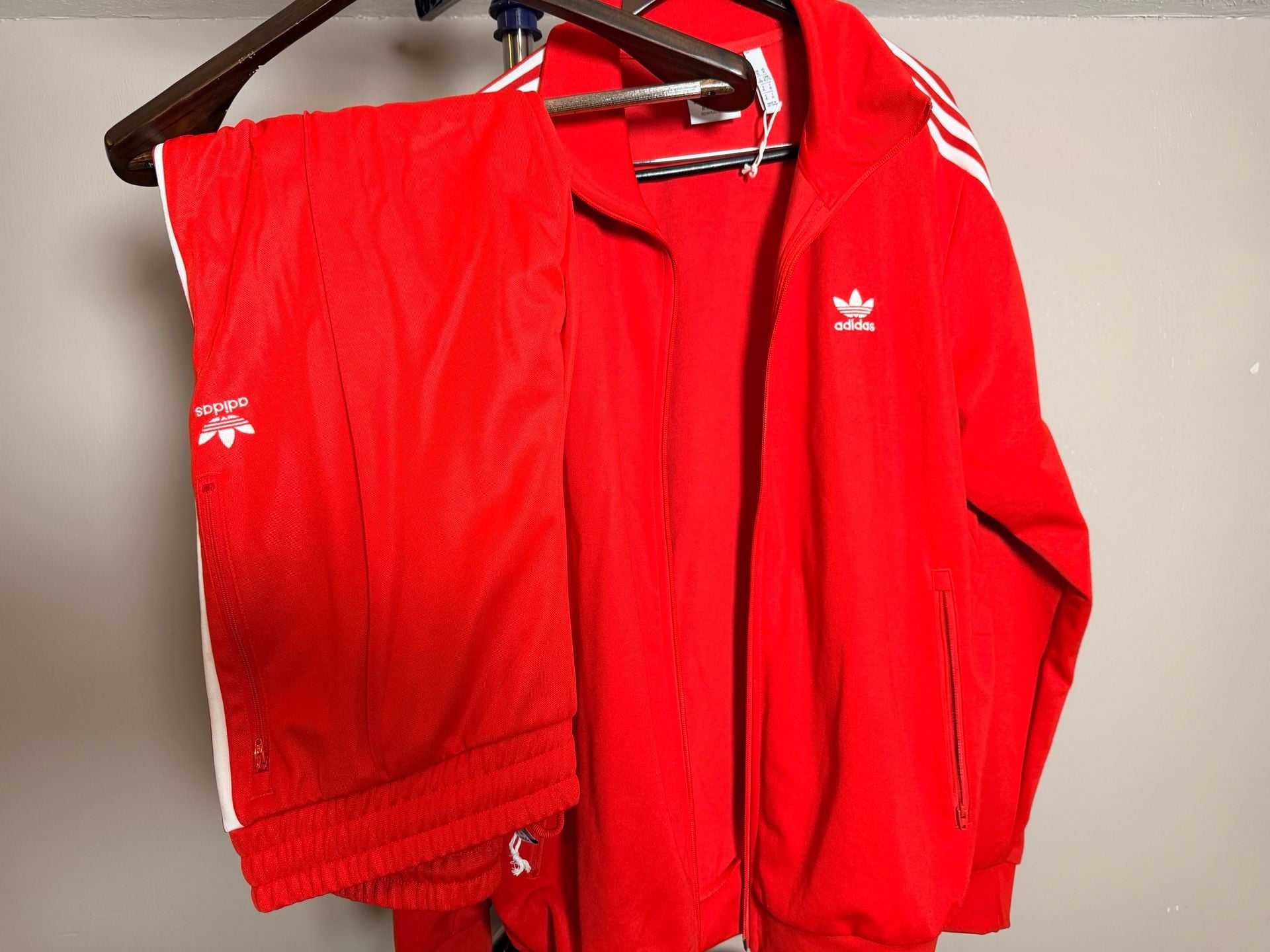 Adidas Originals Adicolor Classics Firebird Red Tracksuit Set 4