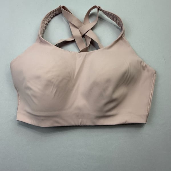 lululemon AirSupport Bra High Support Bra 36DD Pink Mist Pink