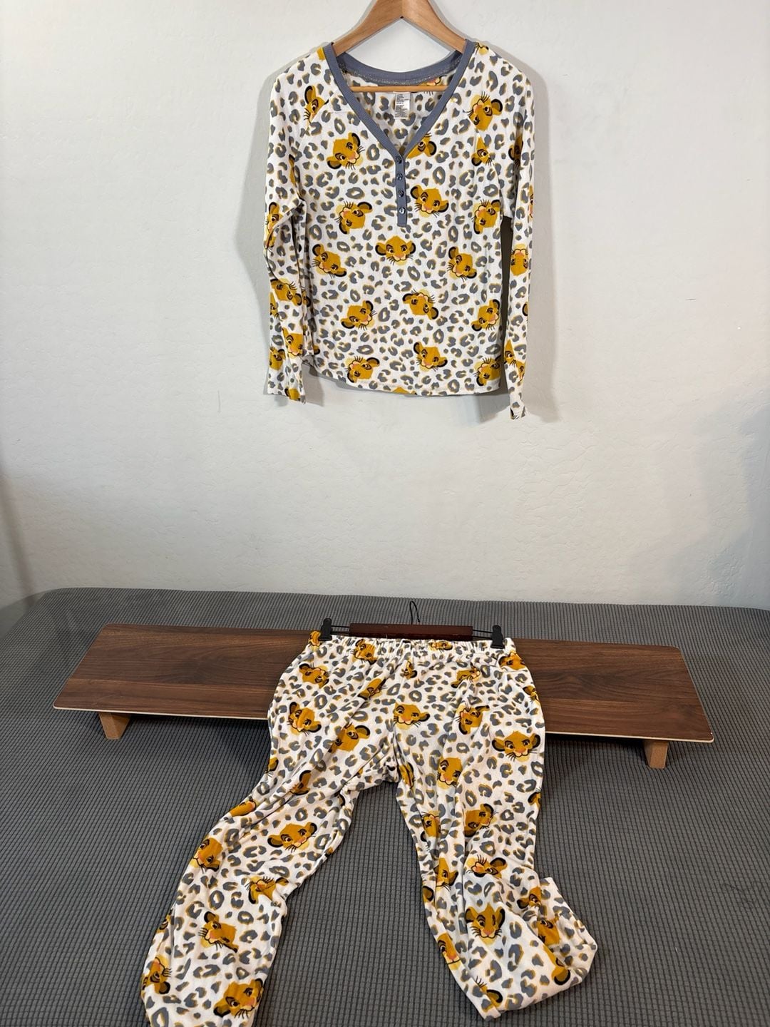 Disney The Lion King Simba Cheetah Print 2-Piece Pajama Set 1