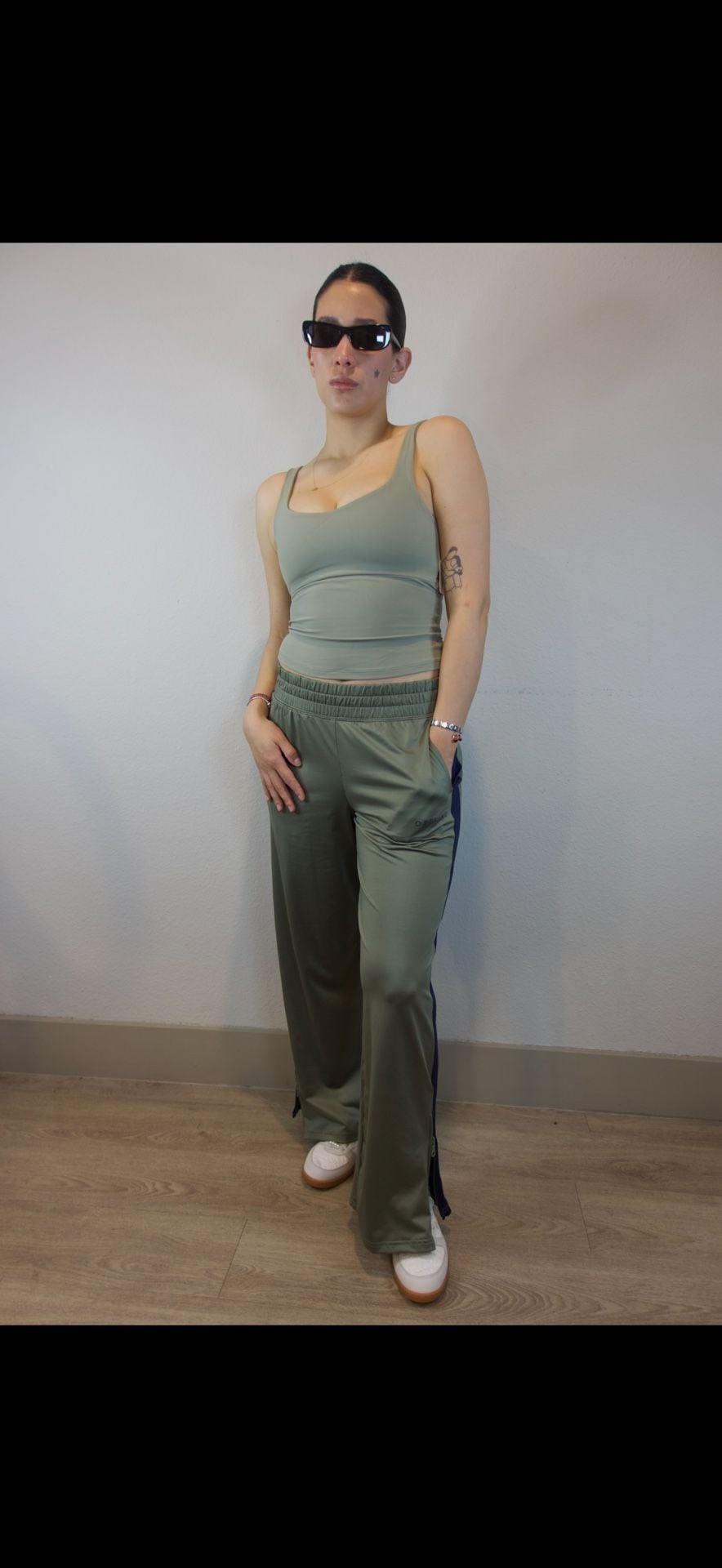 Free People FP Movement Sage Stone Strappy Back Tank 7