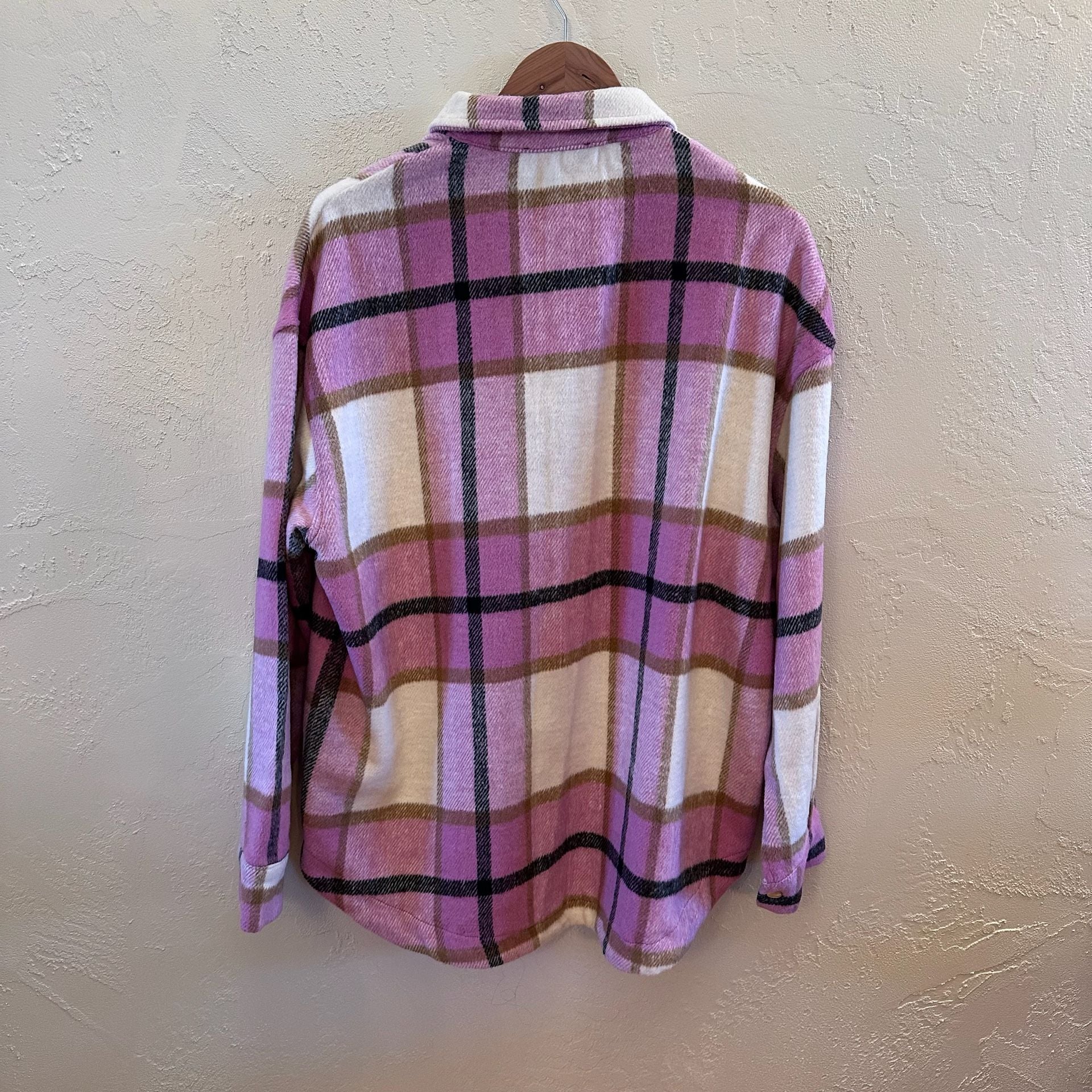 Lulus Ready for Adventure Pink Plaid Shacket 3
