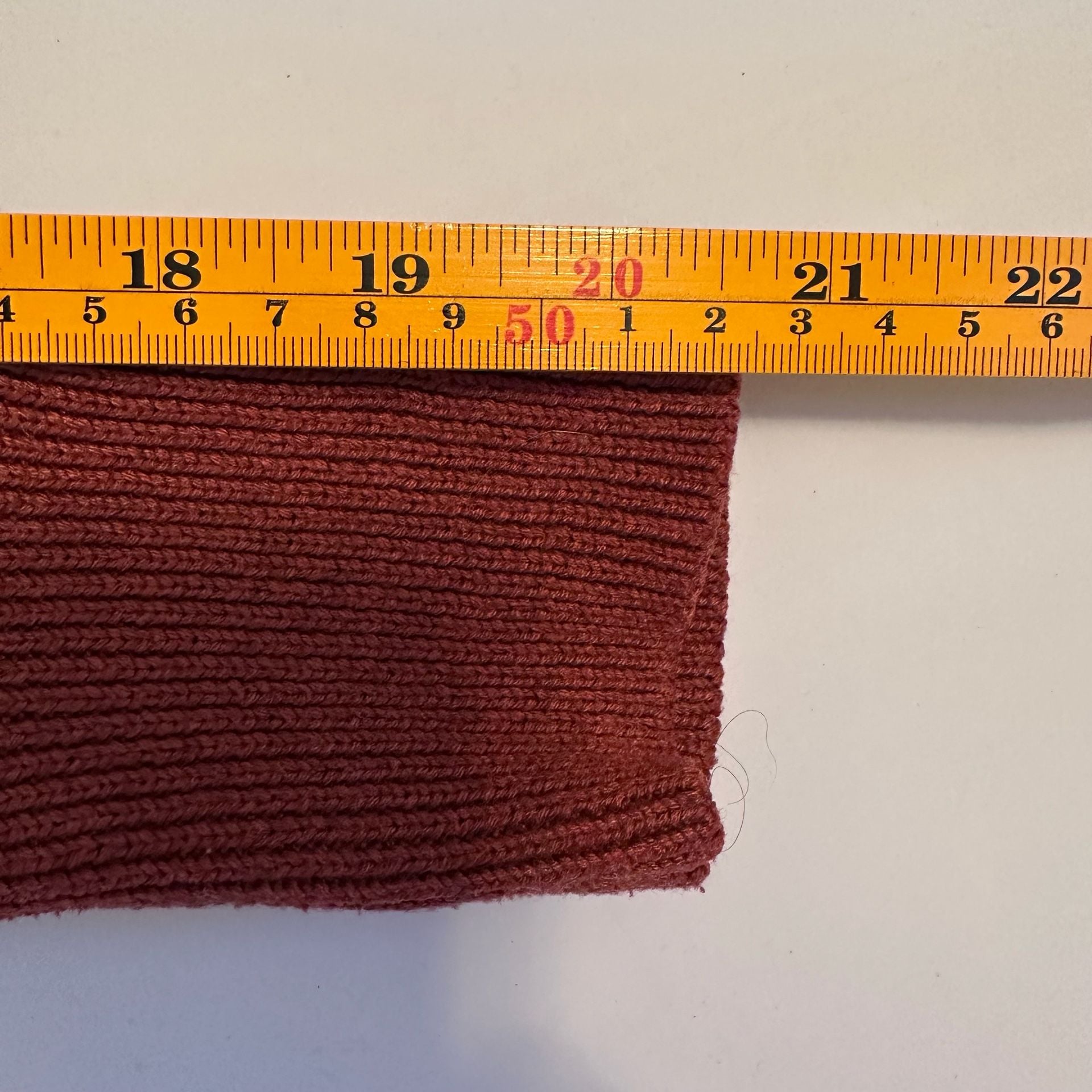 Jessica Simpson Rust Red Raglan Shaker Stitch Sweater XXL 8