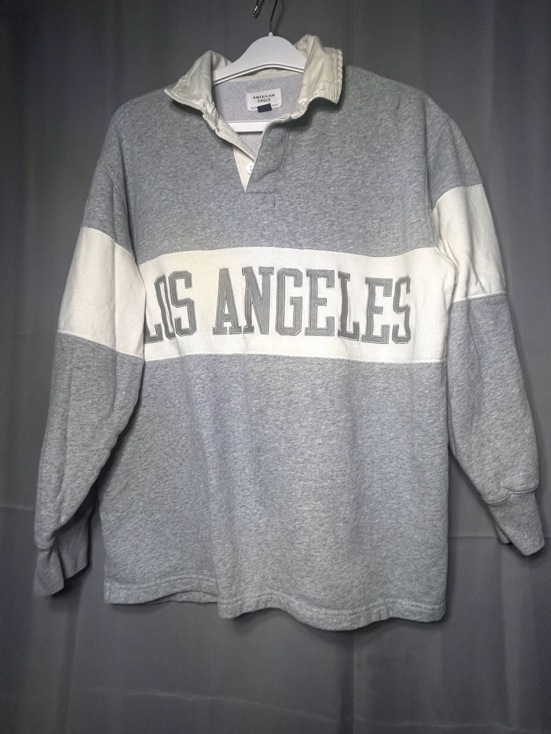 American Eagle Outfitters Los Angeles Colorblock Rugby Sweatshirt 2