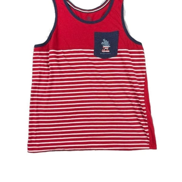 Disney Walt Disney World Americana Mickey Mouse Pocket Tank Top