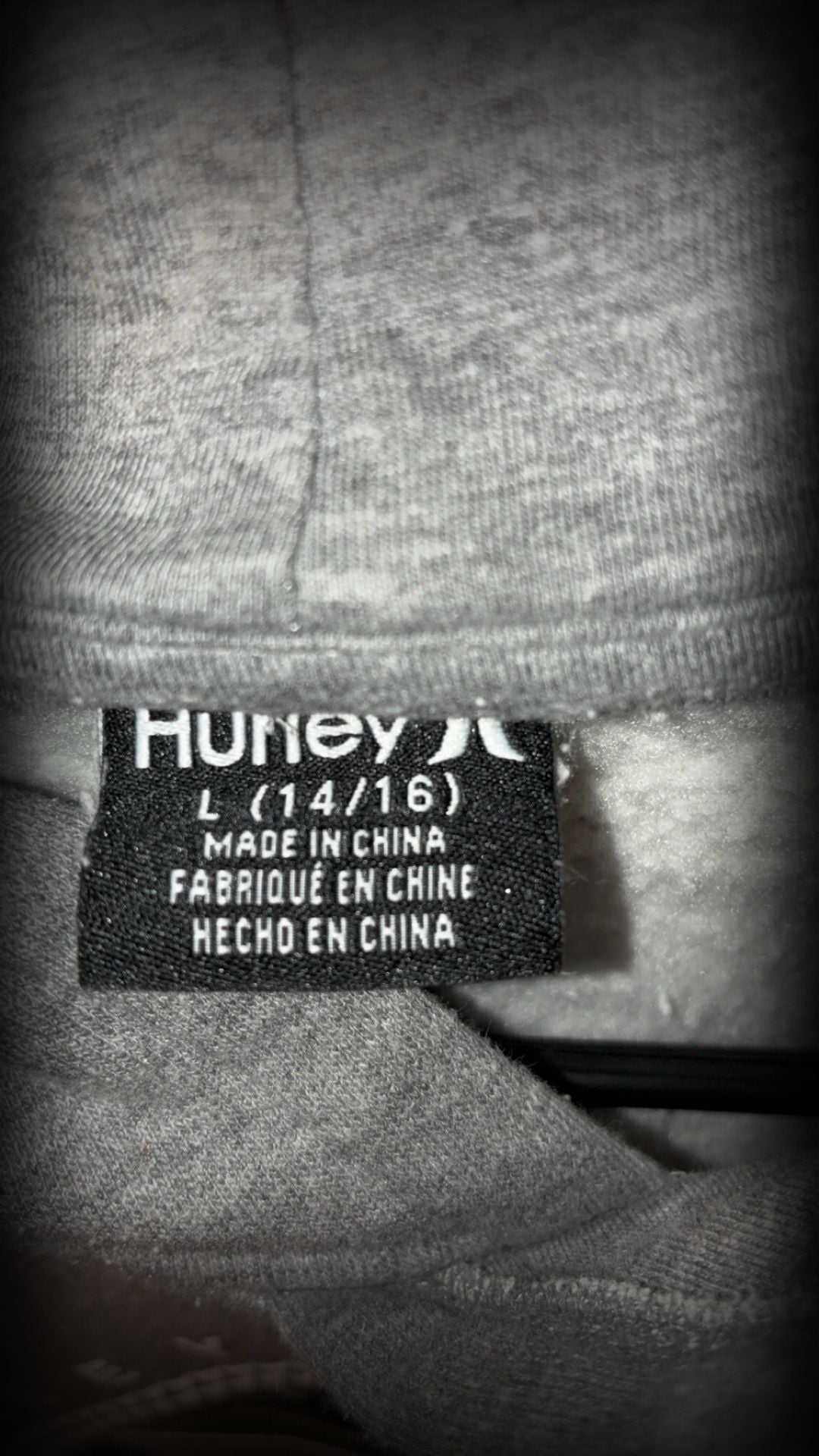 Hurley Boys Gray Graphic Fleece Pullover Hoodie 4