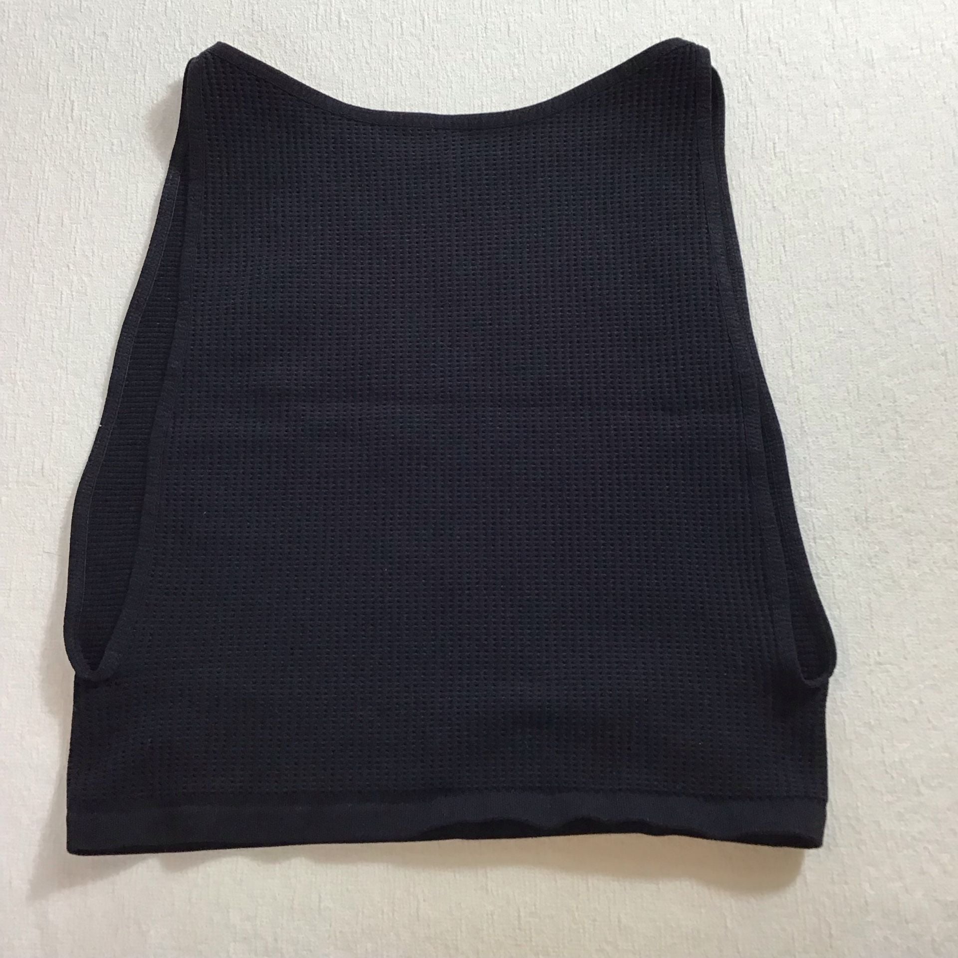 Free People Intimately Waffle Knit Halter  Crop Top Size M - L Summer Chic  8