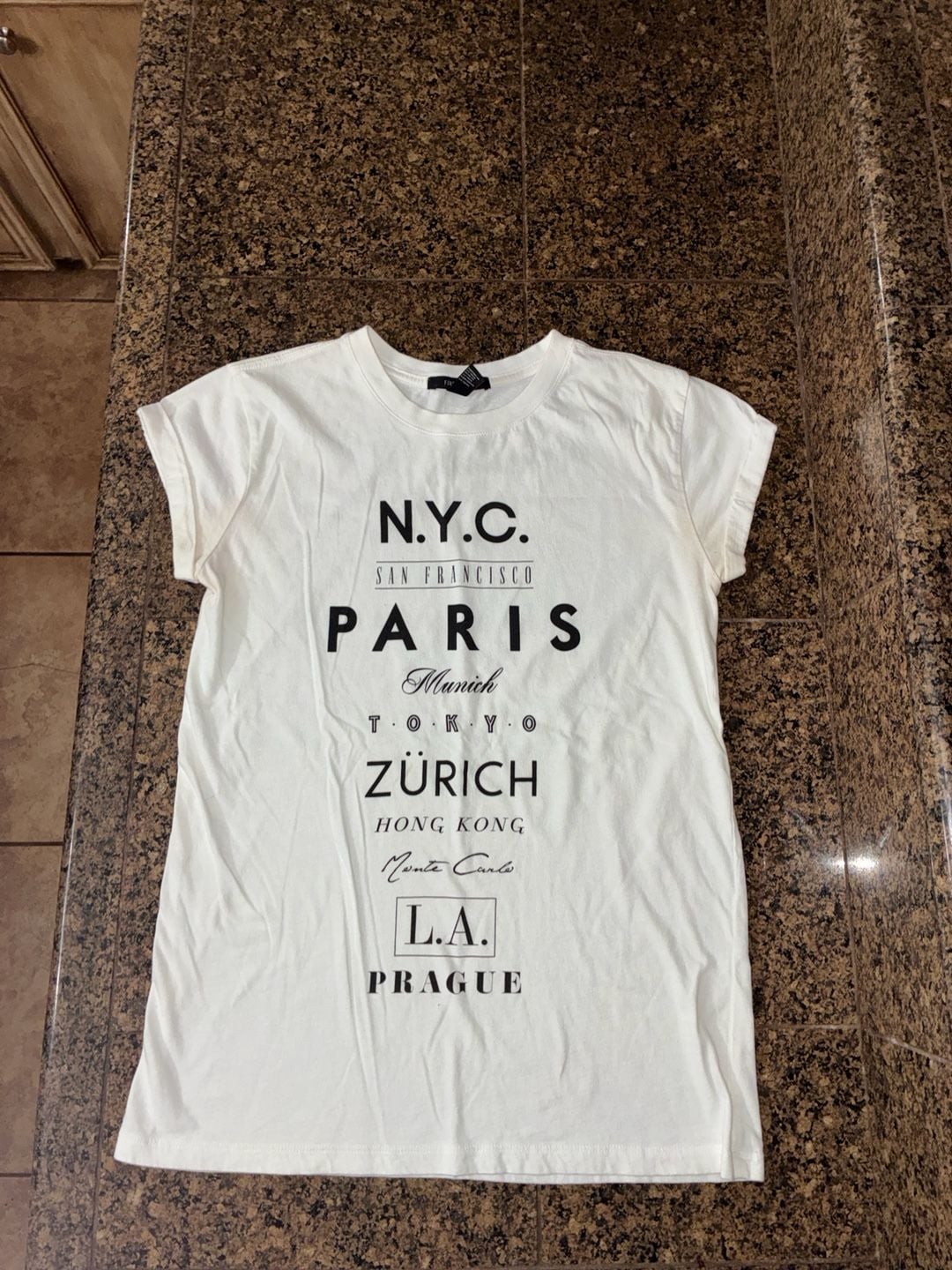 Forever 21 World Cities Travel T-Shirt 2