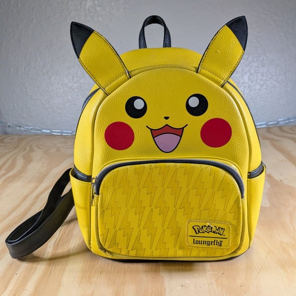Loungefly Pokémon Pikachu Cosplay Mini Backpack with Lightning Bolt