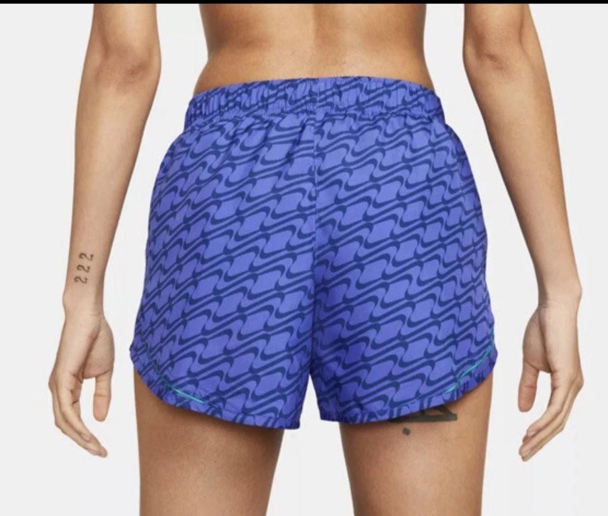 NIKE Dri-FIT Tempo Icon Clash Women Shorts Lapis/Neptune Green XSmall DQ6356-430 2