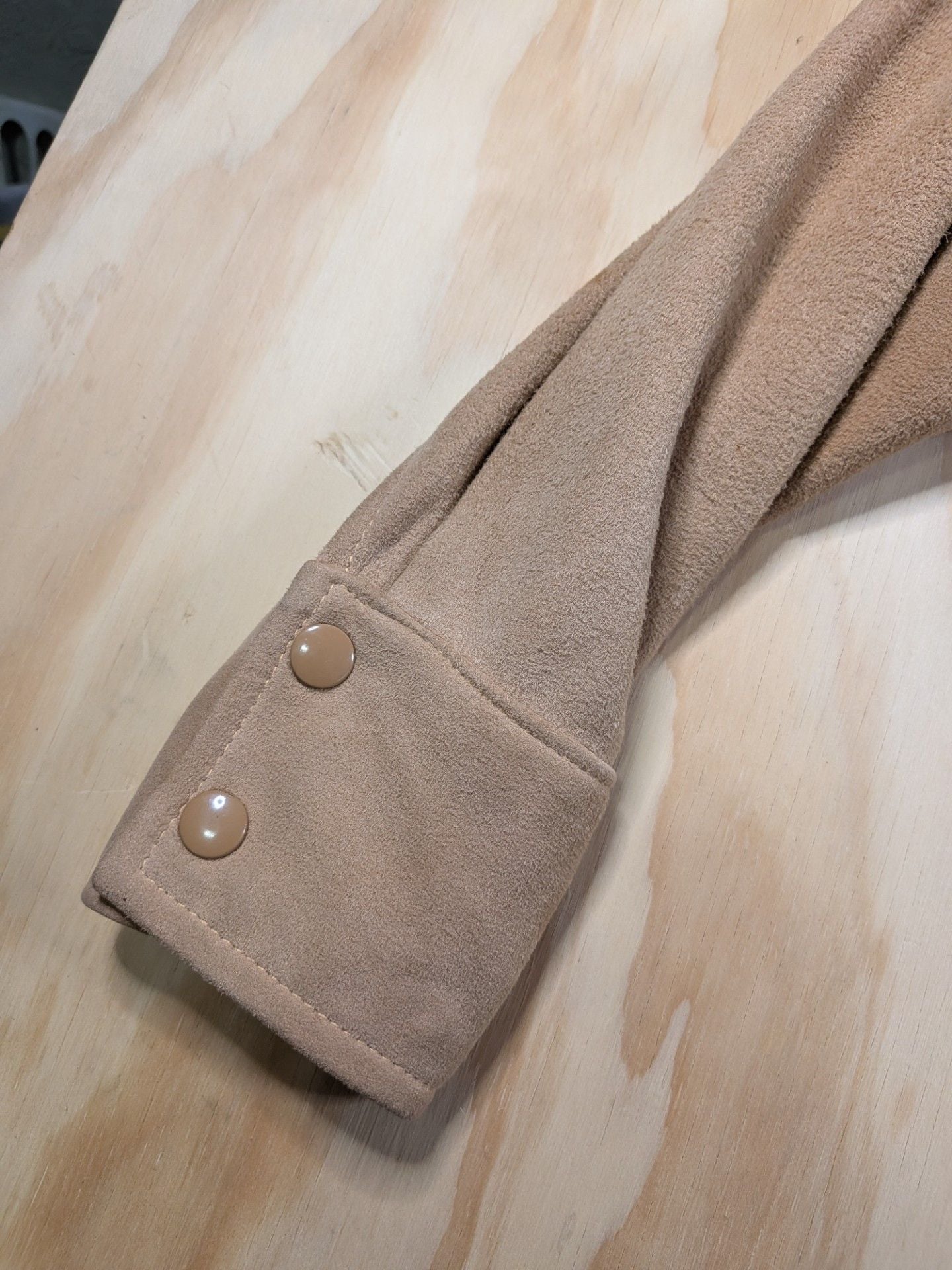 1950's Deerskin Trading Post Pull Over Lace Front Suede Buckskin Shirt Jacket 6