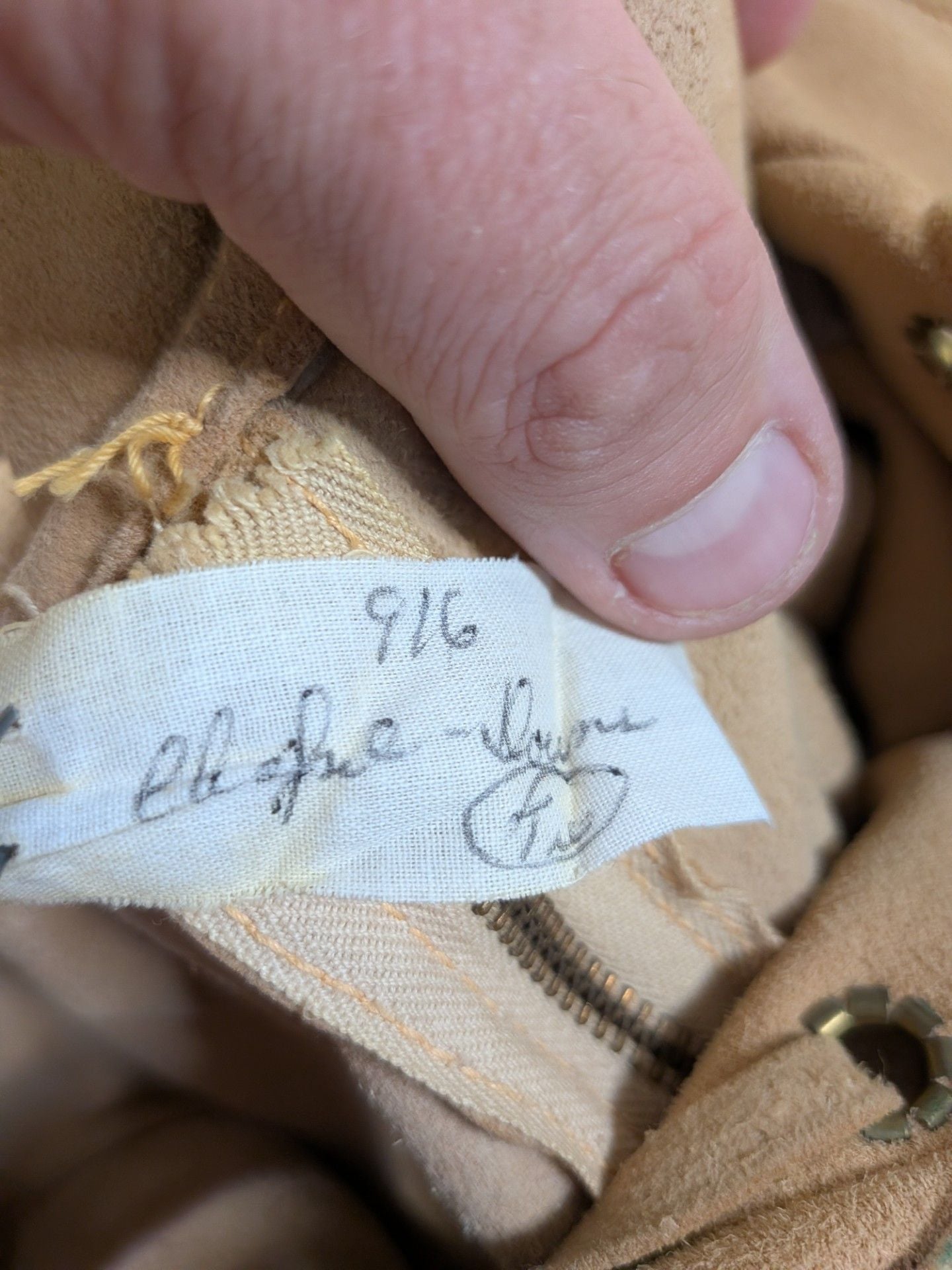 1950's Deerskin Trading Post Pull Over Lace Front Suede Buckskin Shirt Jacket 8