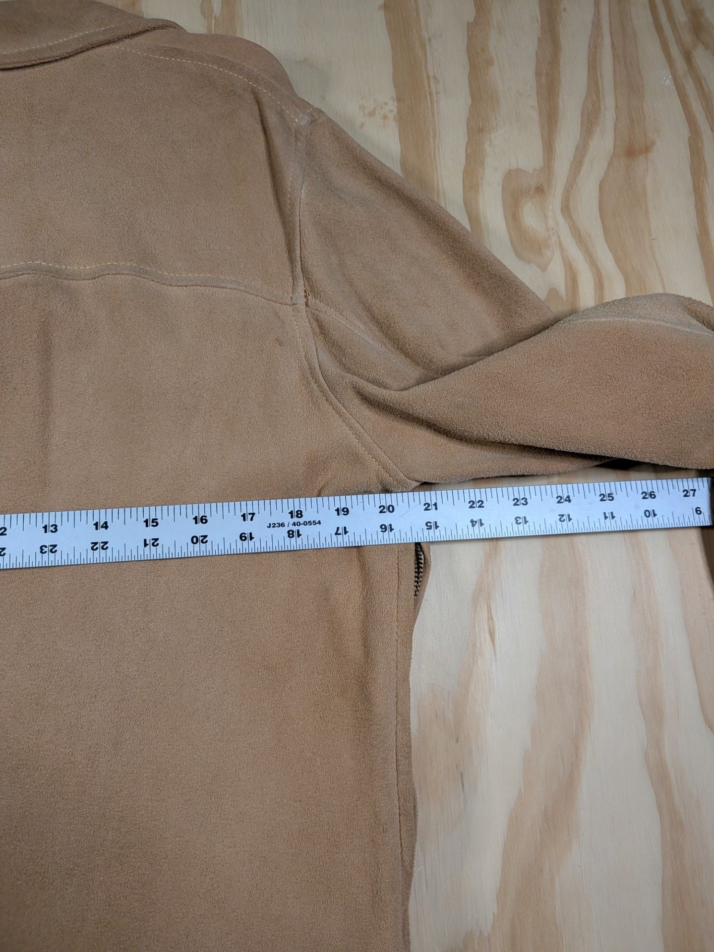 1950's Deerskin Trading Post Pull Over Lace Front Suede Buckskin Shirt Jacket 9