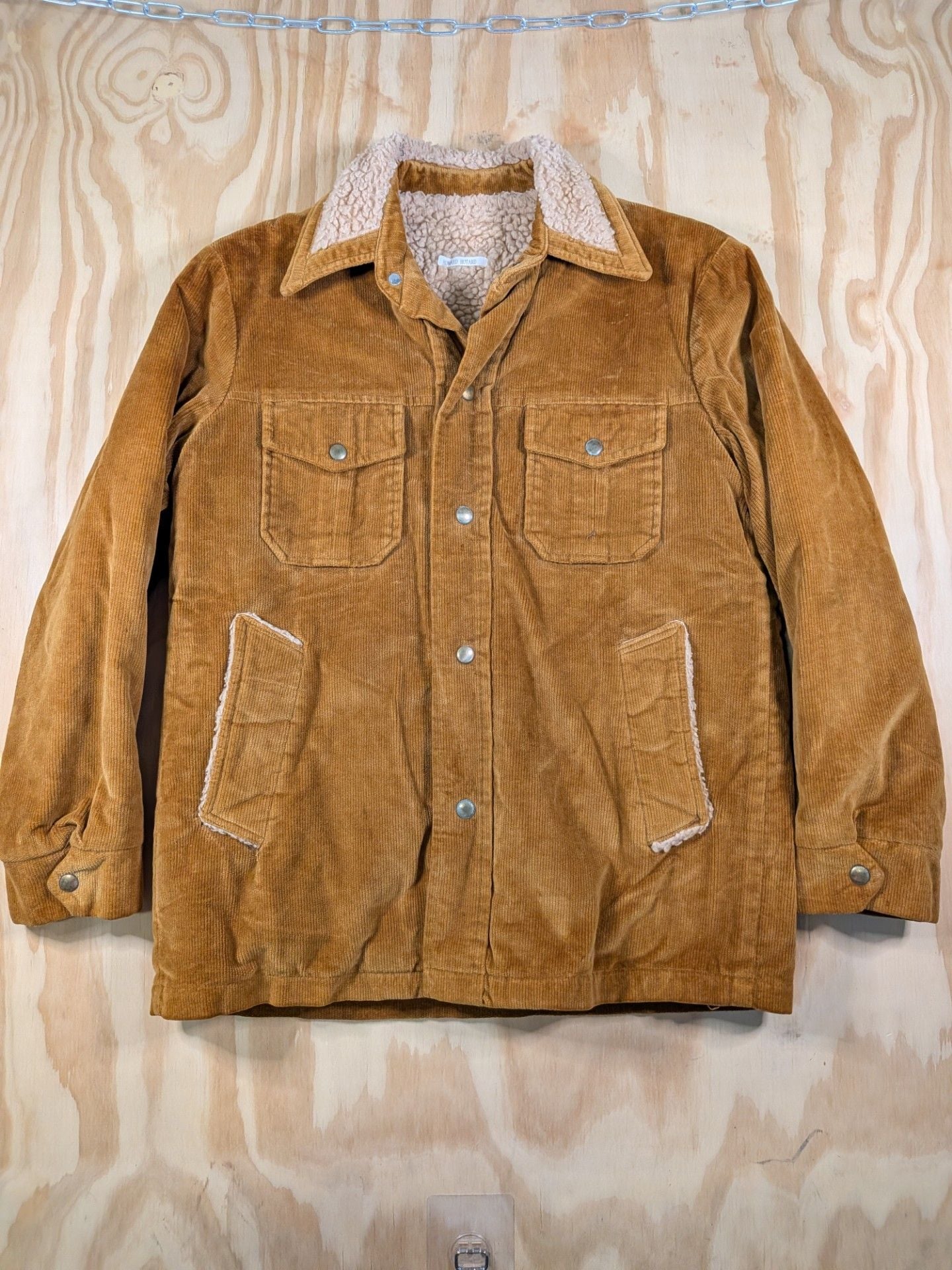 Vintage Howard Hotard Sherpa Lined Corduroy Ranch Jacket 2