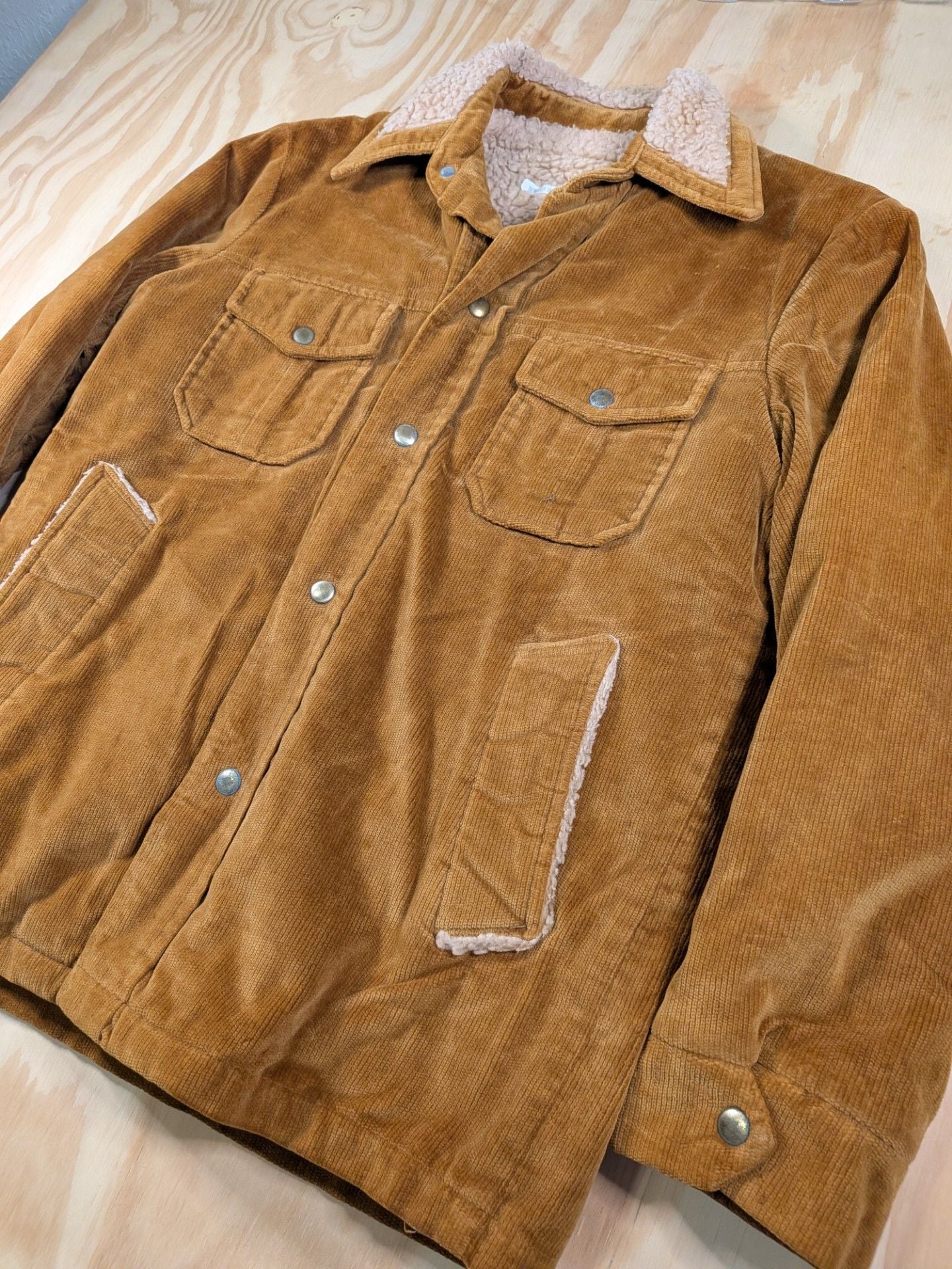 Vintage Howard Hotard Sherpa Lined Corduroy Ranch Jacket 3