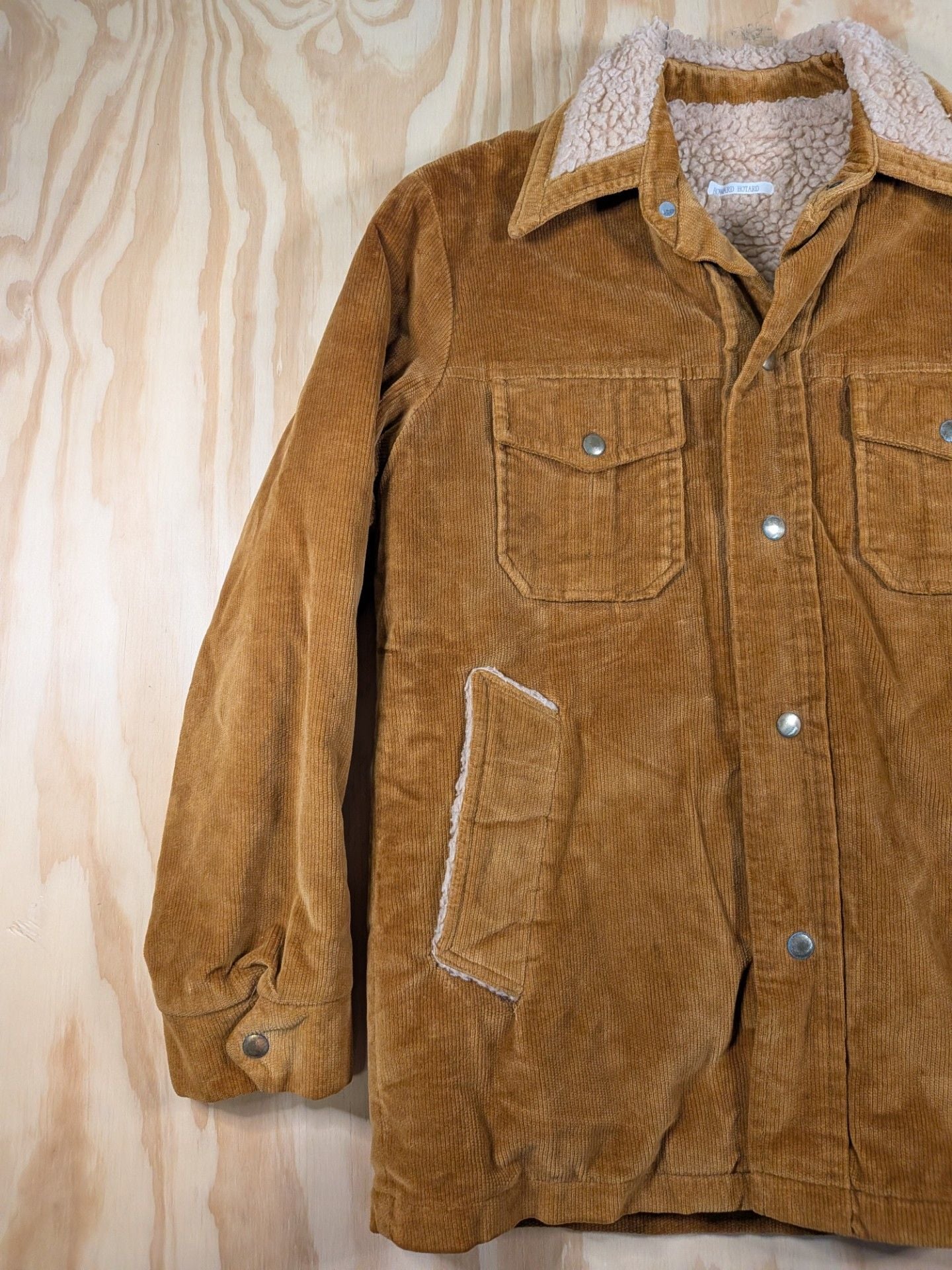 Vintage Howard Hotard Sherpa Lined Corduroy Ranch Jacket 4