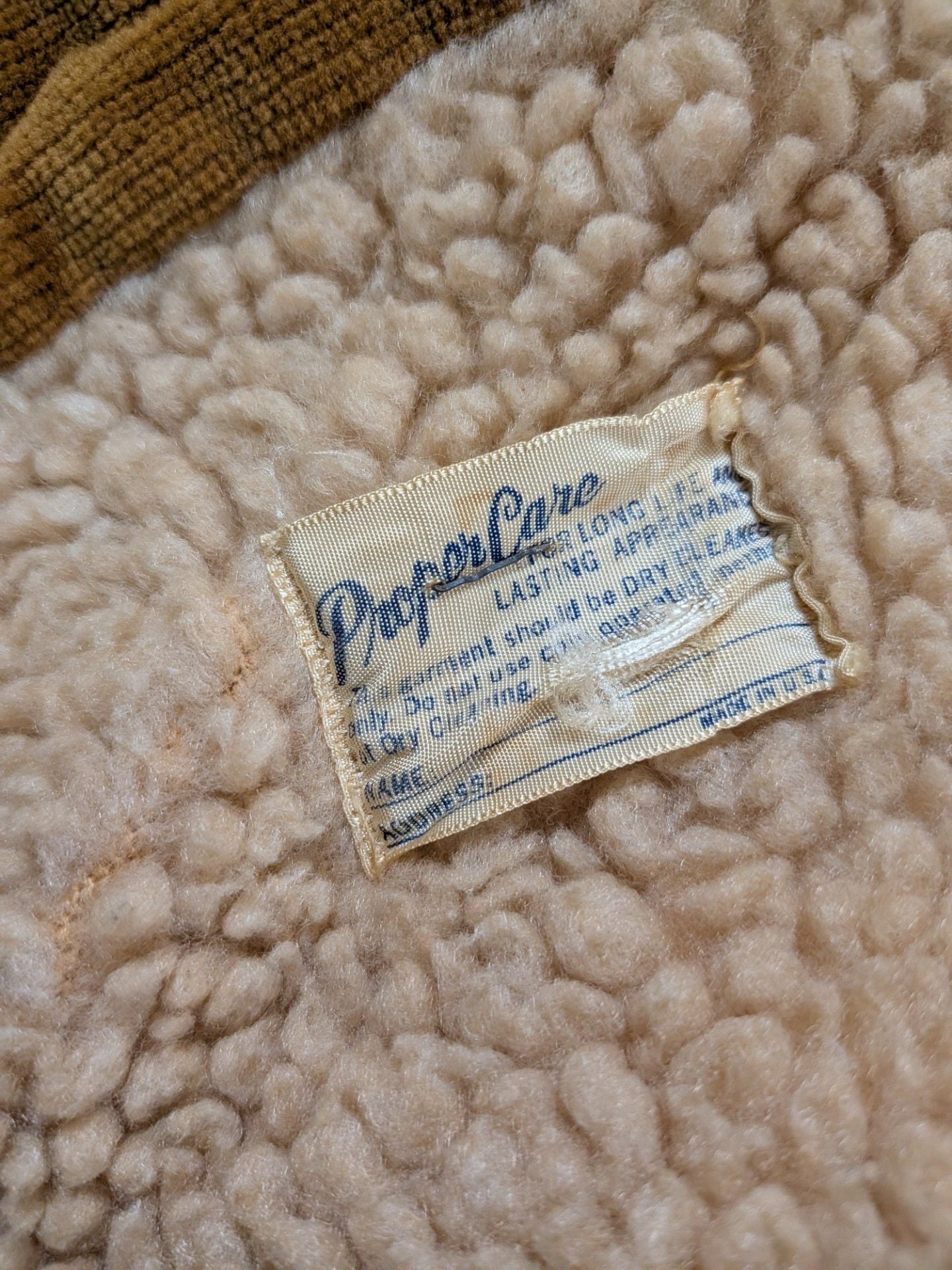 Vintage Howard Hotard Sherpa Lined Corduroy Ranch Jacket 6