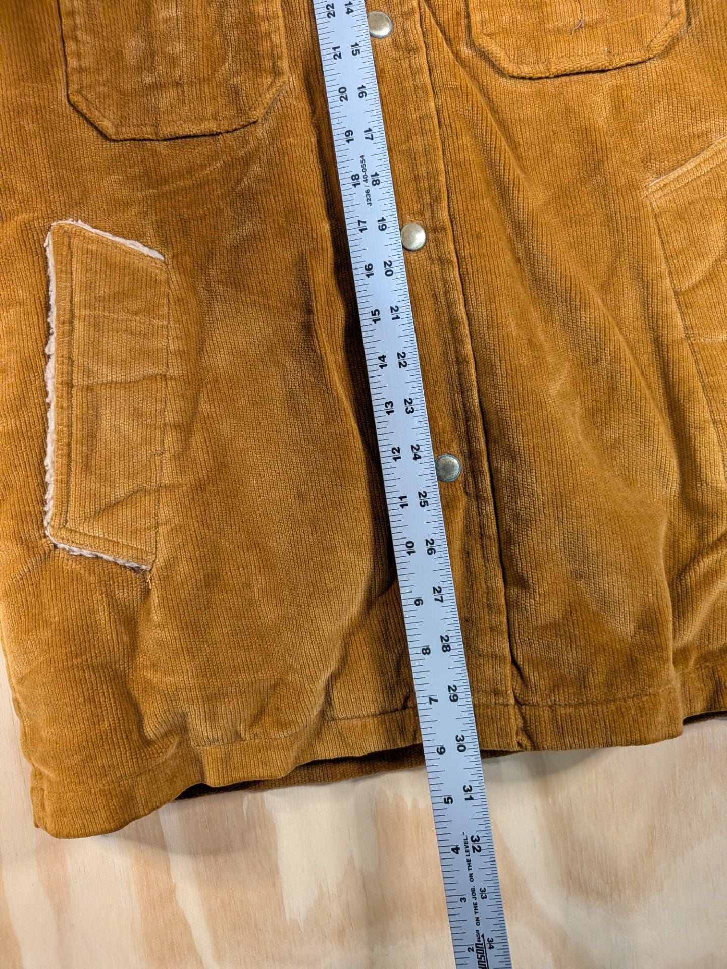 Vintage Howard Hotard Sherpa Lined Corduroy Ranch Jacket 10