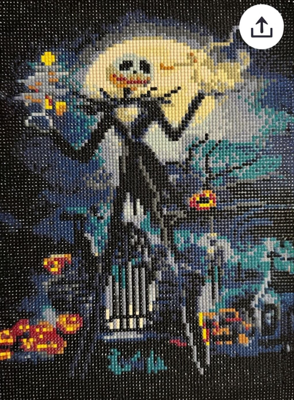 The Nightmare Before Christmas Jack Skellington 5D DIY Diamond Painting Kit 1
