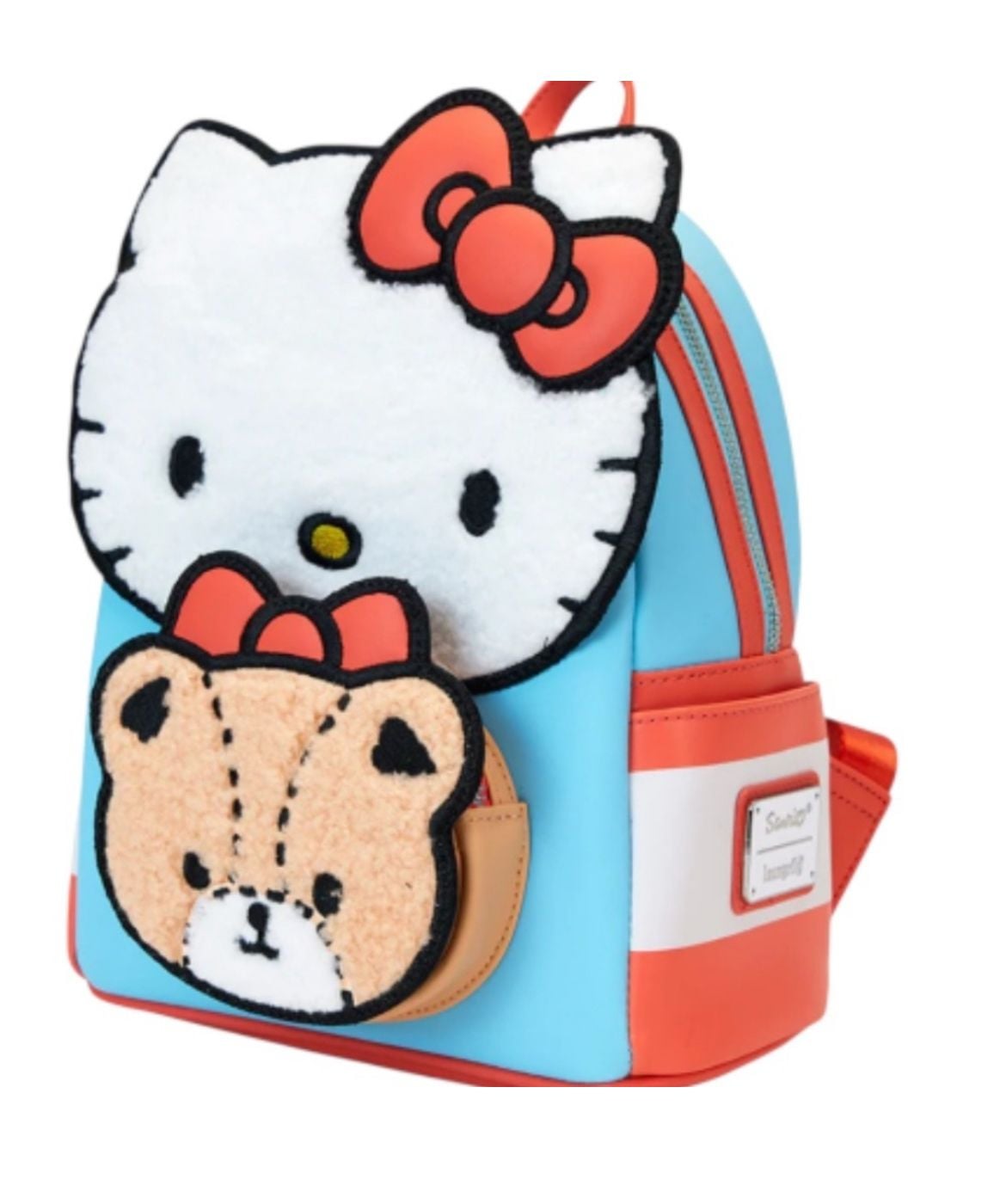 Sanrio Hello Kitty & Tiny Chum Bear Sherpa Mini Backpack 4