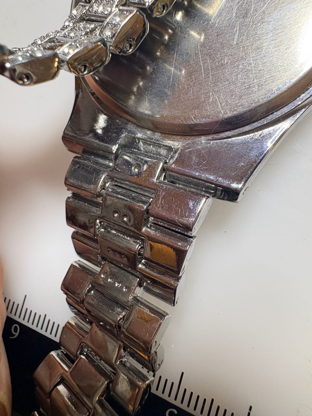 Techno Pave Iced Out Bling Pink Sunray Dial Roman Numeral Men's Watch 6