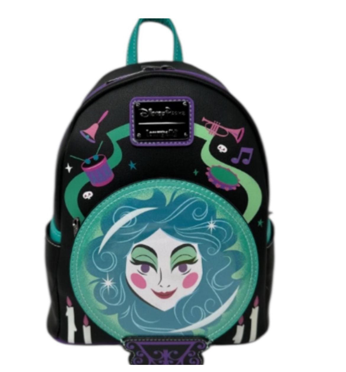 Loungefly Disney Parks Haunted Mansion Madame Leota Glow in the Dark Mini Backpack 1