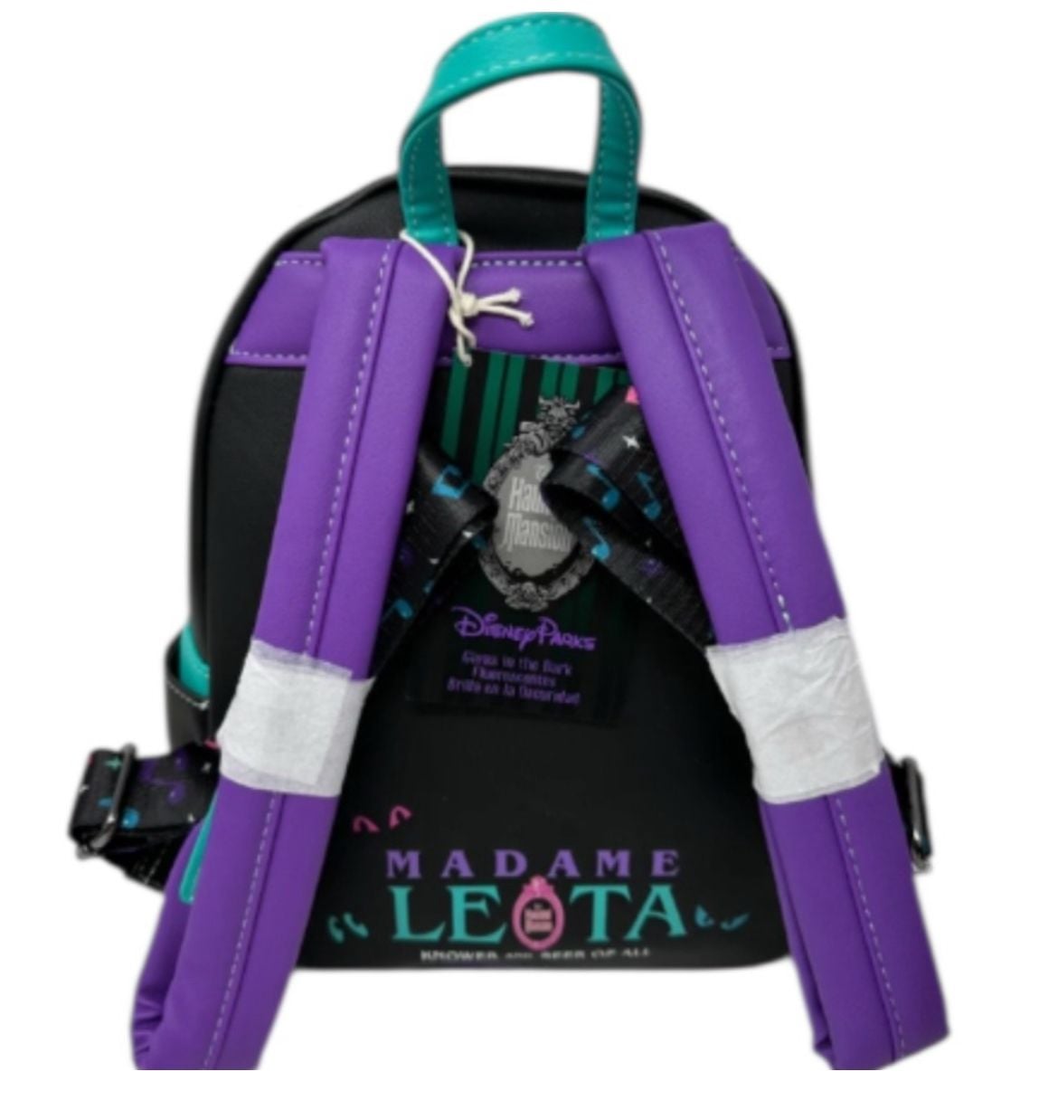 Loungefly Disney Parks Haunted Mansion Madame Leota Glow in the Dark Mini Backpack 4