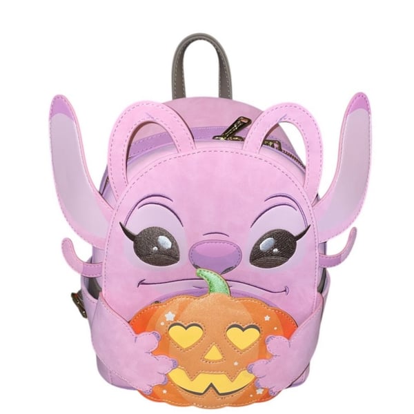 Loungefly Disney Angel Halloween Pumpkin Glow-in-the-Dark Mini Backpack