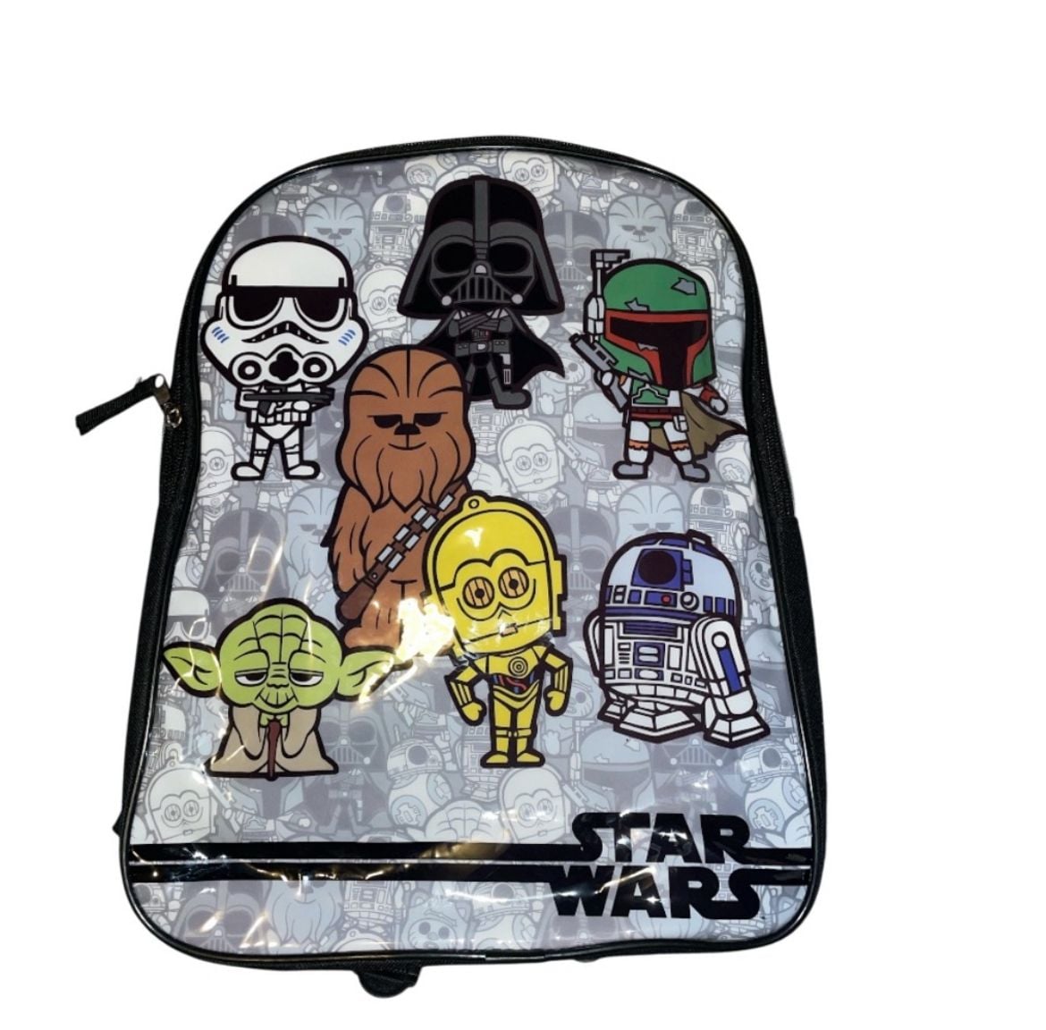 Star Wars Chibi Characters Mini Backpack with Stormtrooper Vader Yoda Boba Fett 1