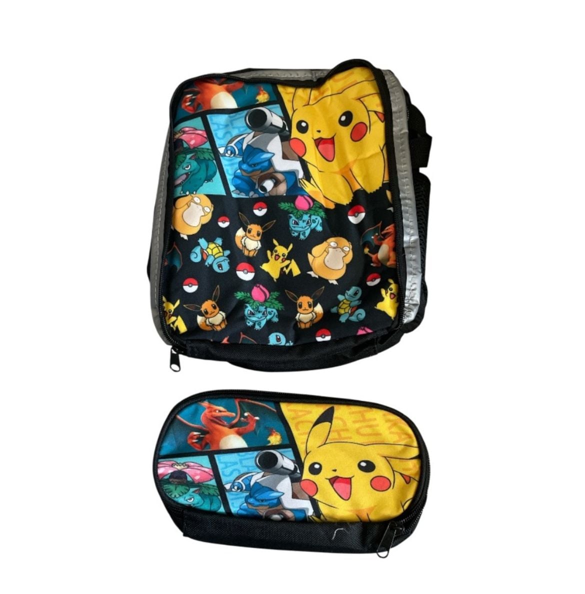 Pokémon 3-Piece Backpack Set with Insulated Lunch Bag and Pencil Case 4