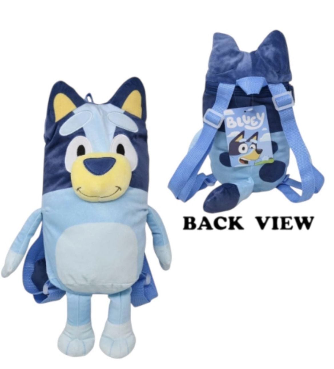 Bluey Character Corduroy Plush Kids Backpack 2