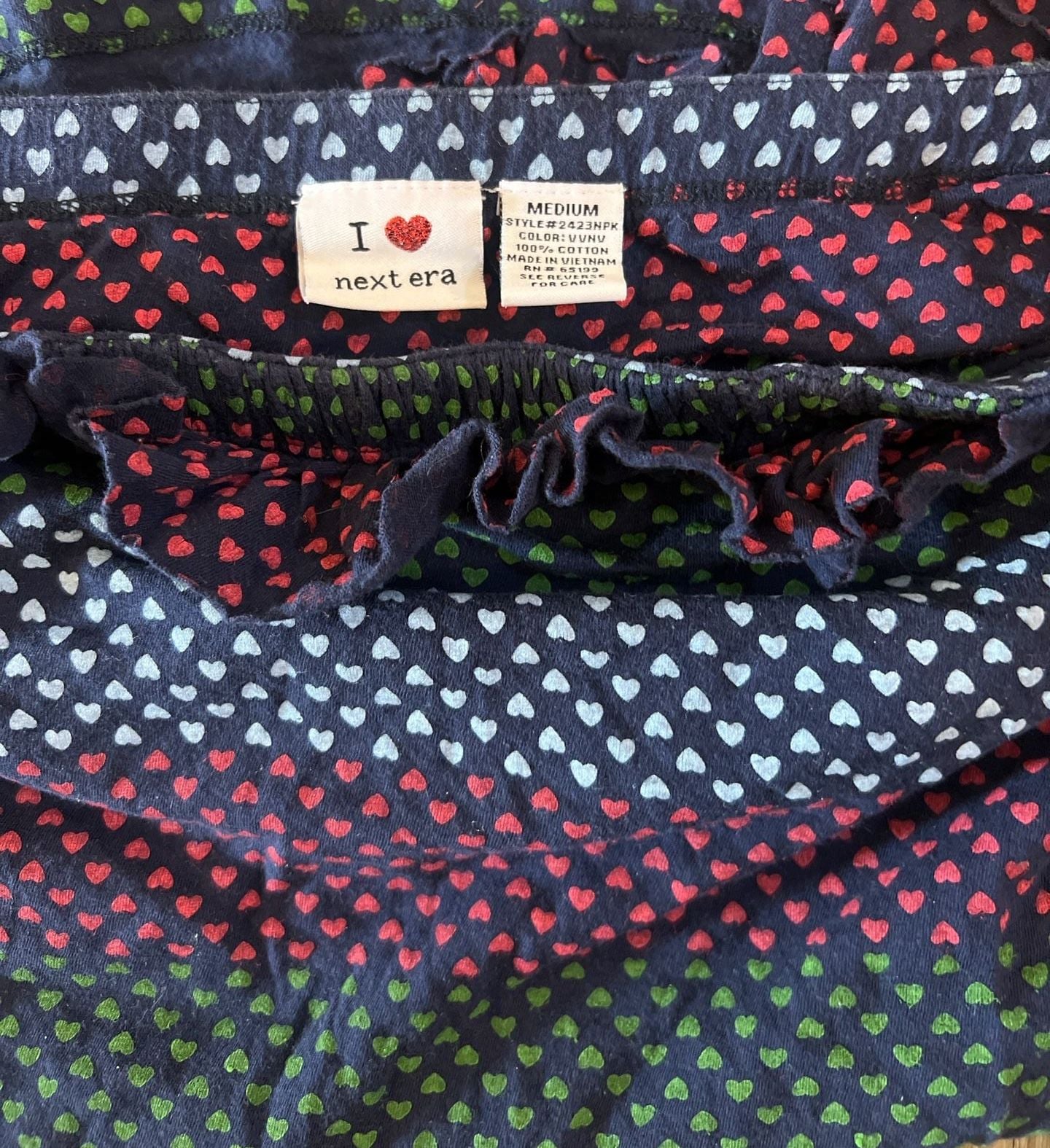 Next Era Multi-Color Heart Stripe Ruffle Tube Top 4